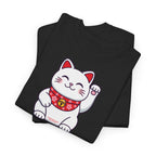Japanese Good Luck Cat T-Shirt - Heat Mess