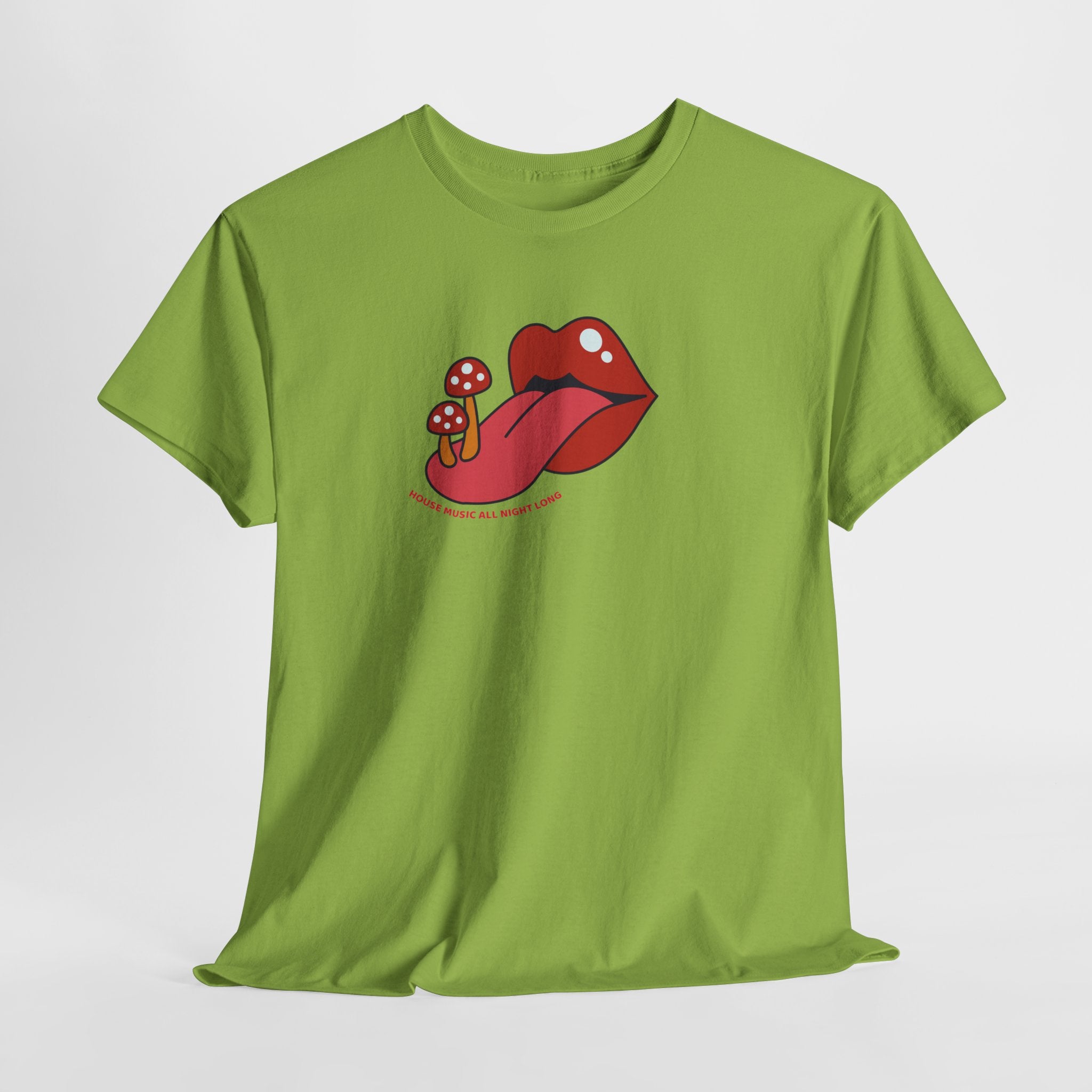 Red Lips & Mushroom Tongue T-Shirt