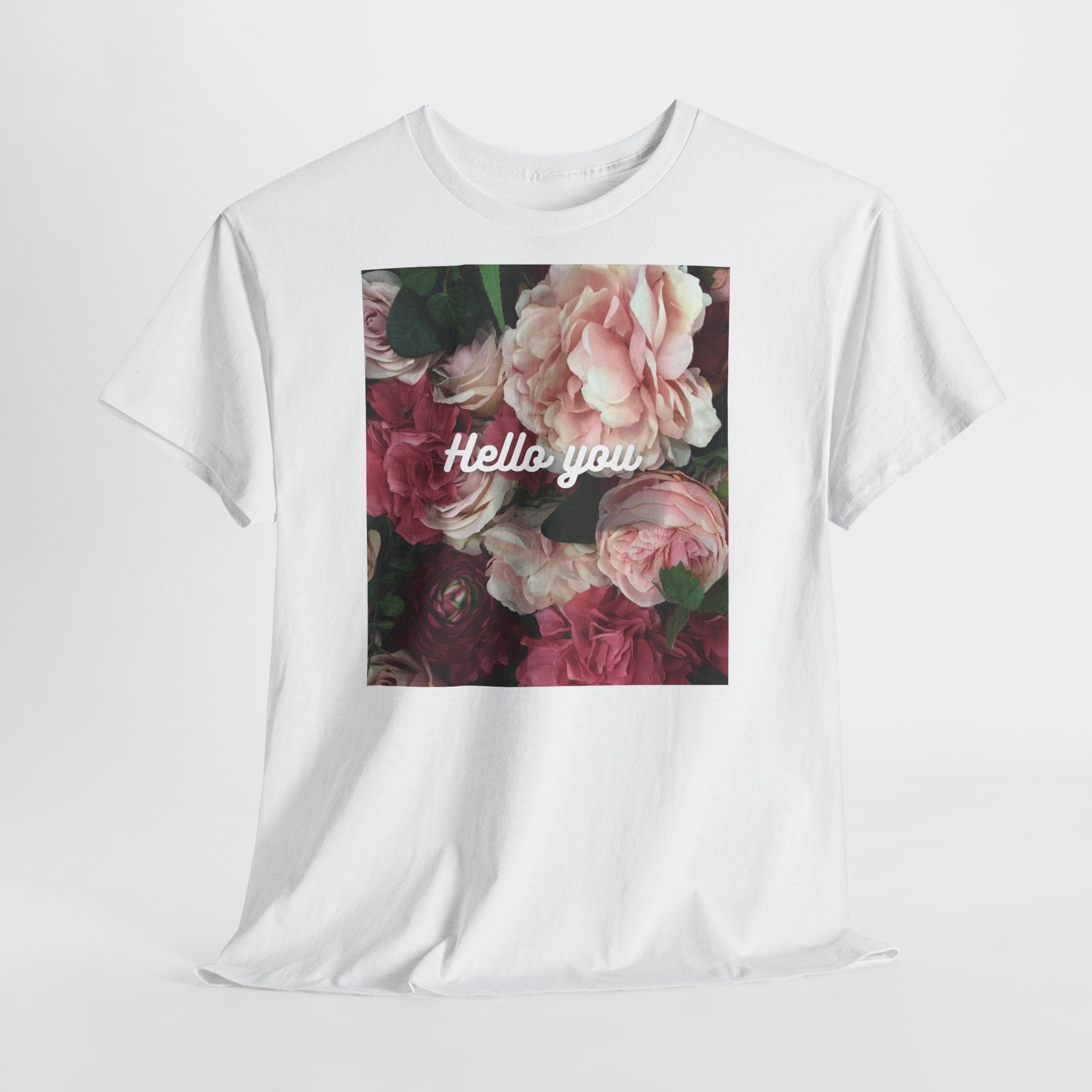 Floral "Hello You" T-Shirt