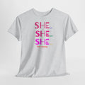 She Can, She Will T-Shirt - Heat Mess