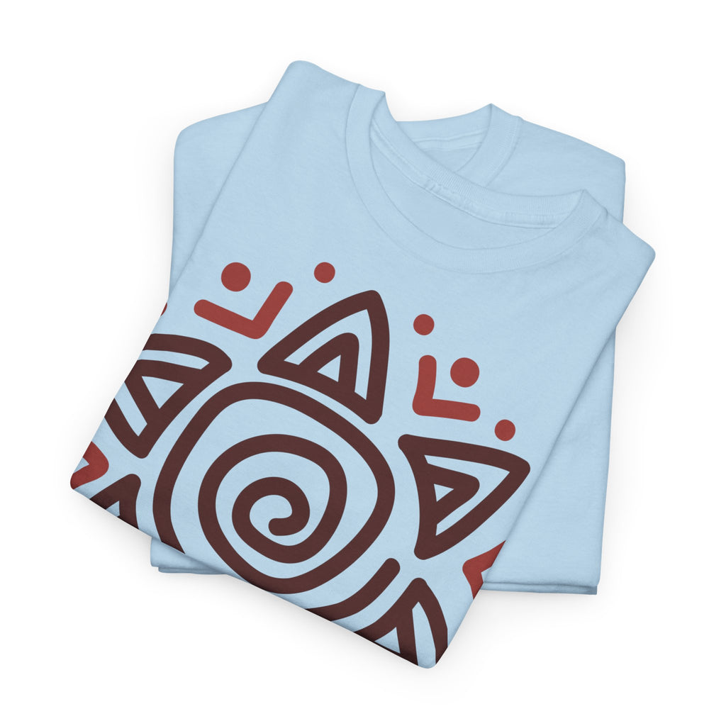 Sun Spiral Boho Tribal Sun T-Shirt - Heat Mess