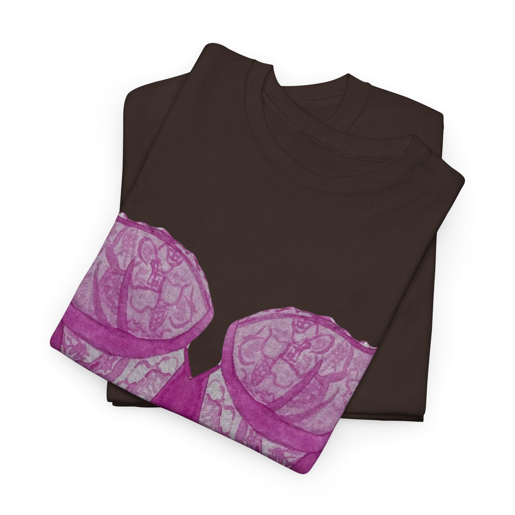 Lace Bralette T-Shirt - Heat Mess