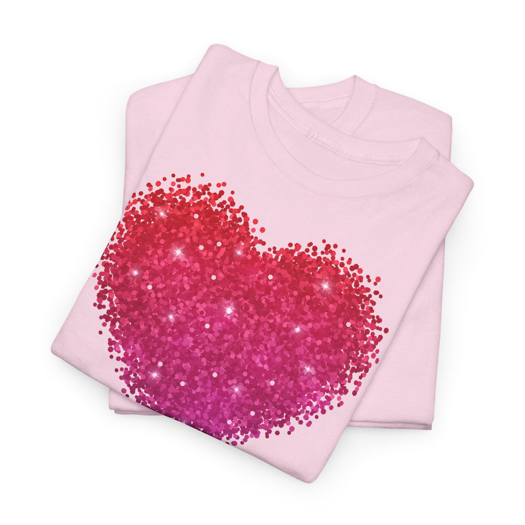 Love Sparkling Heart T‑Shirt - Heat Mess
