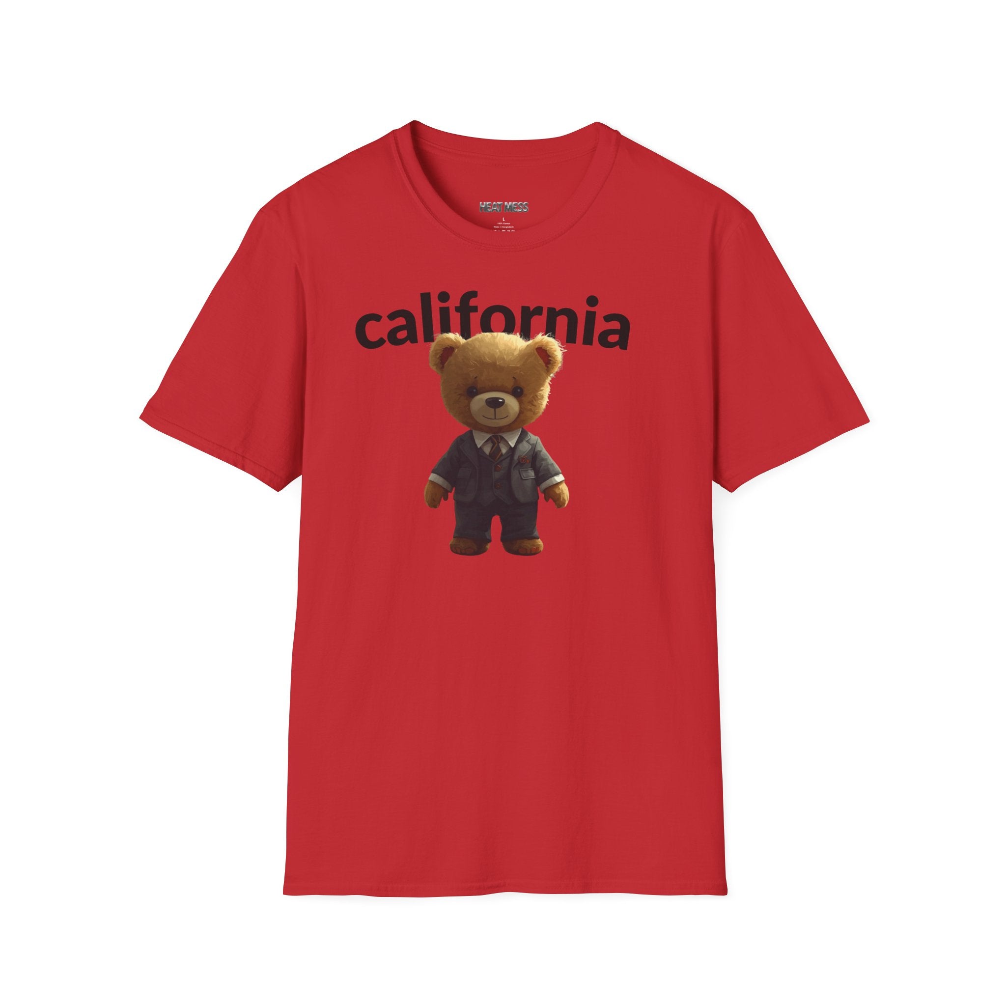 California Teddy Bear T‑Shirt - Heat Mess