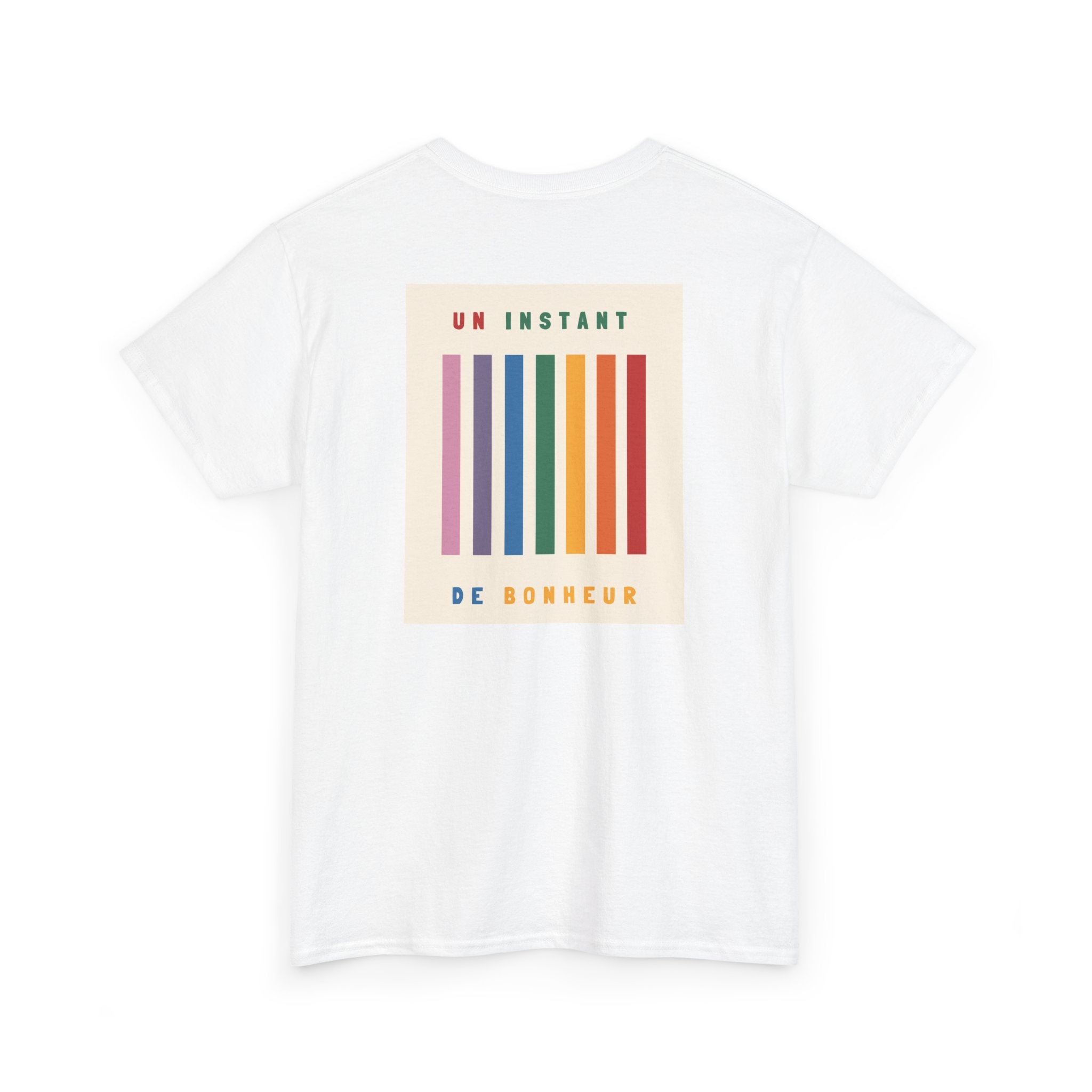 "Un Instant de Bonheur" Back T-Shirt - Heat Mess