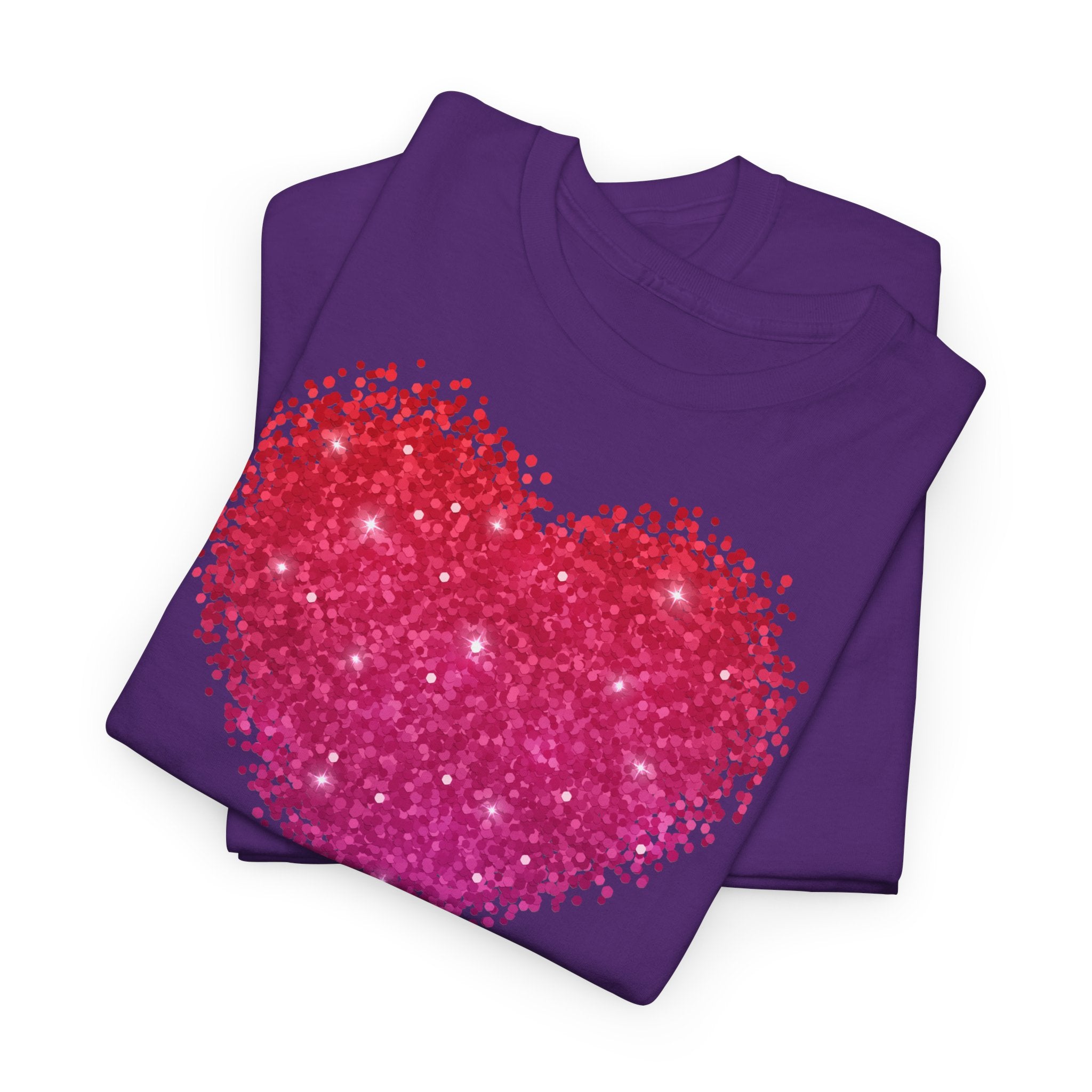 Love Sparkling Heart T‑Shirt - Heat Mess