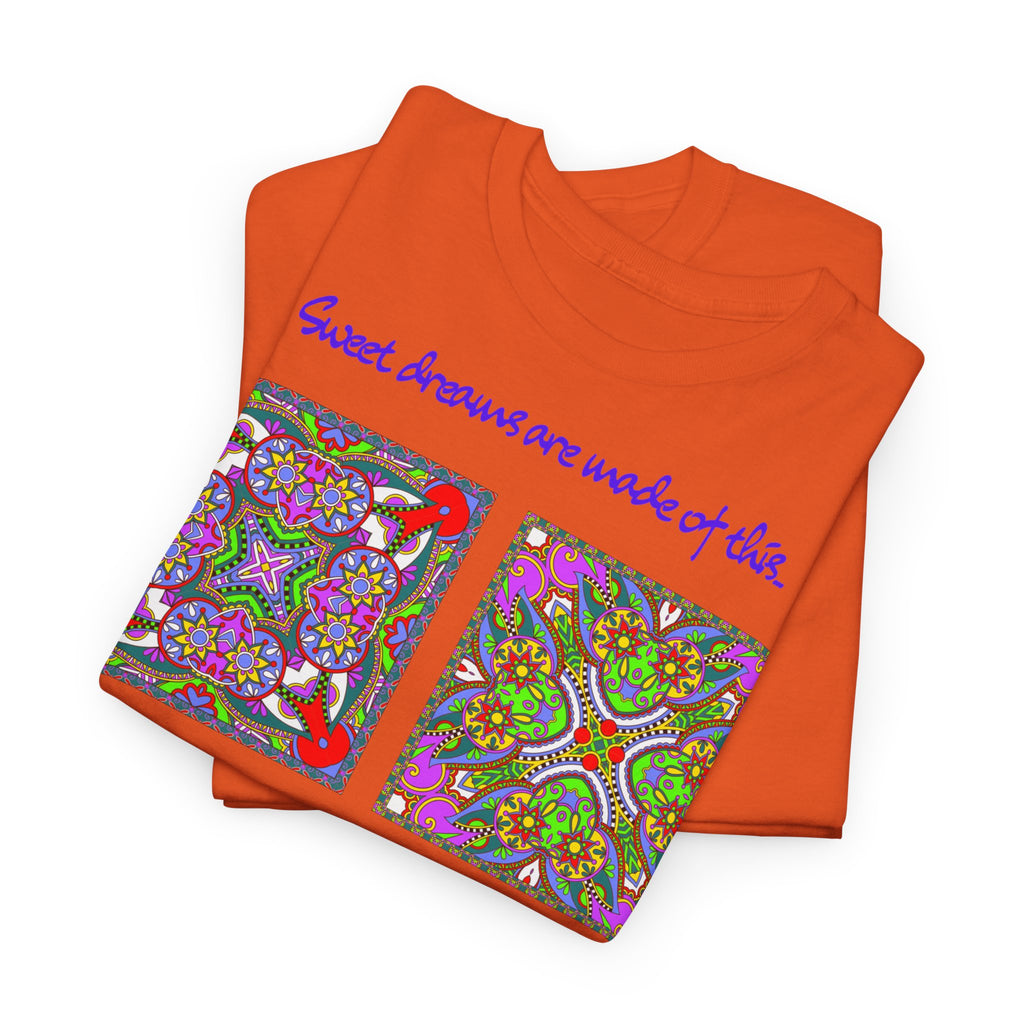 Patchwork "Sweet dreams are made of this" T-Shirt - Heat Mess