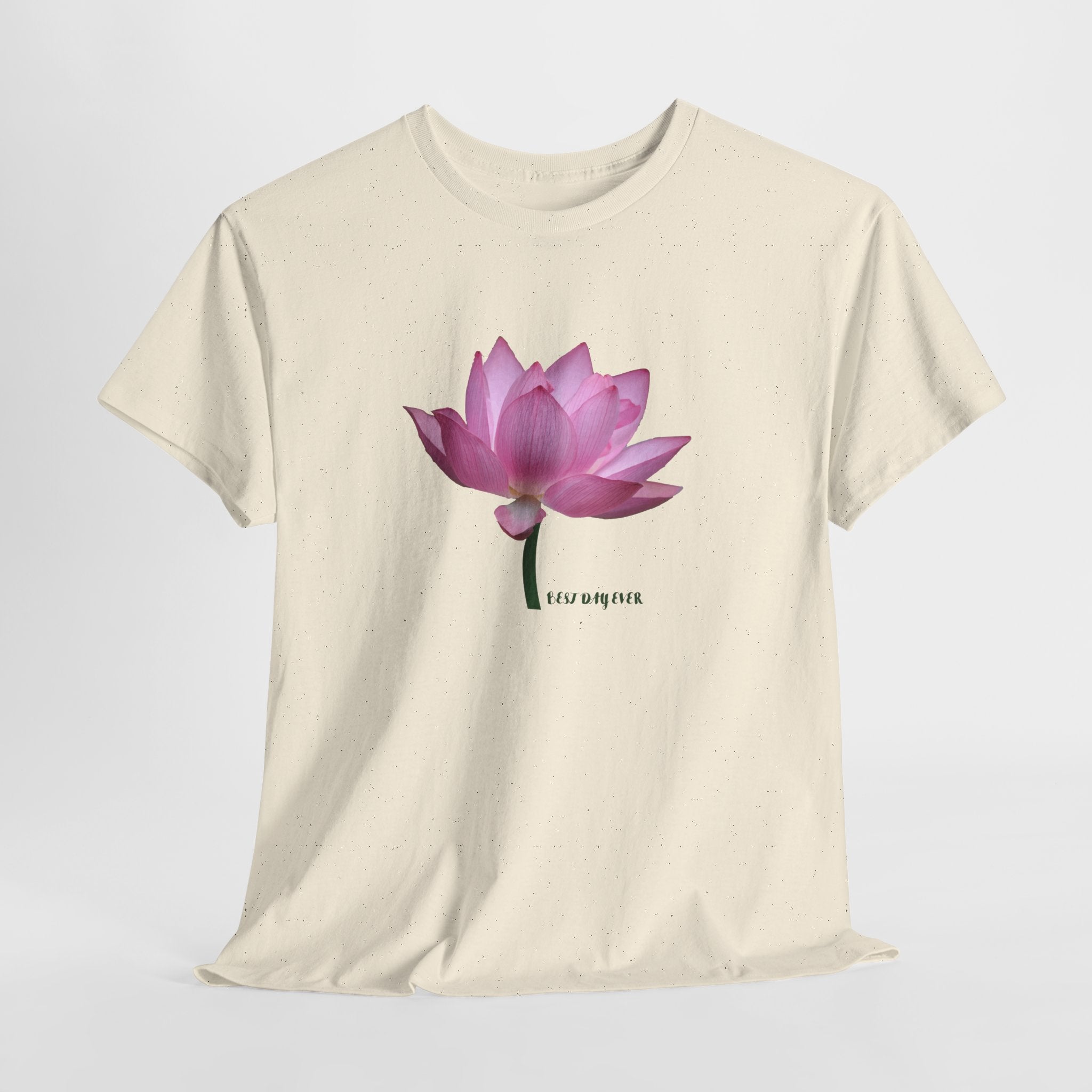 Pink Lotus Floral T-Shirt - Heat Mess