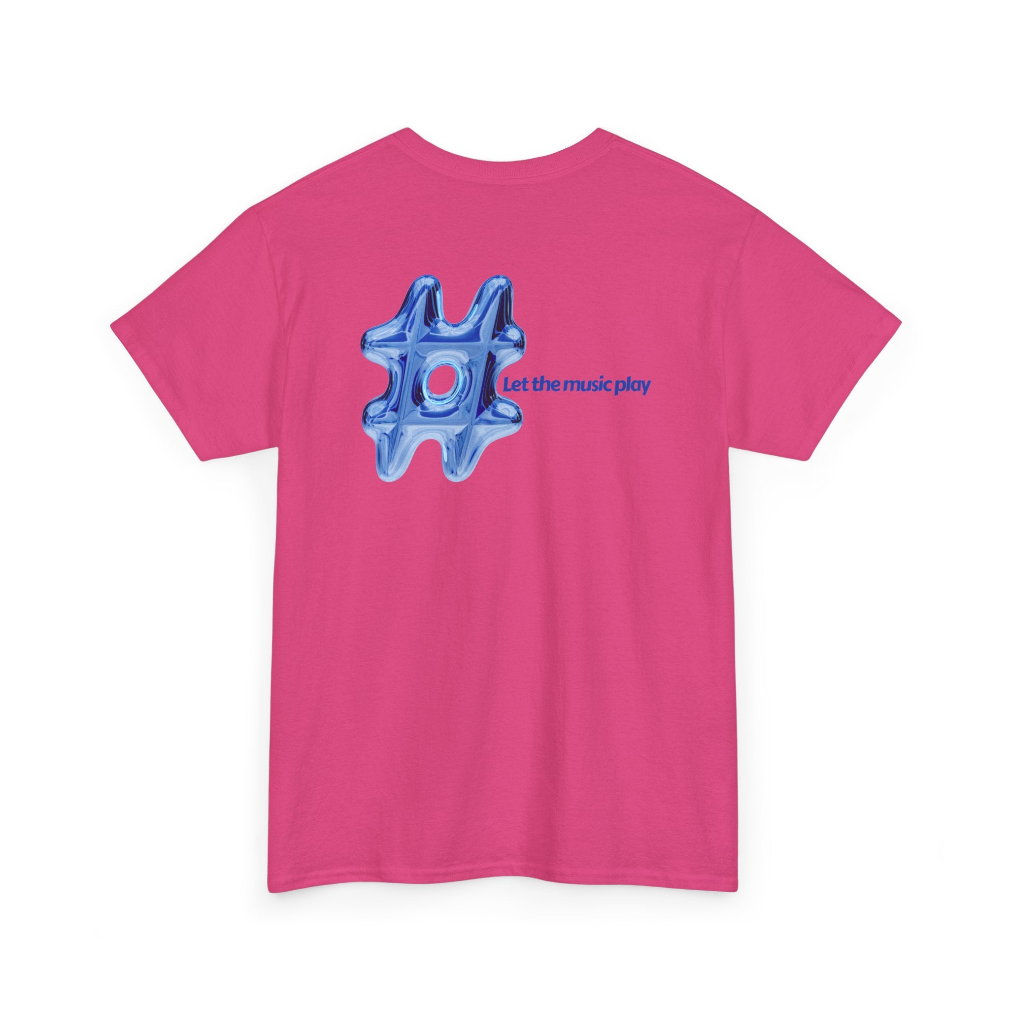 Hashtag Music "Let the music play" T-Shirt - Heat Mess