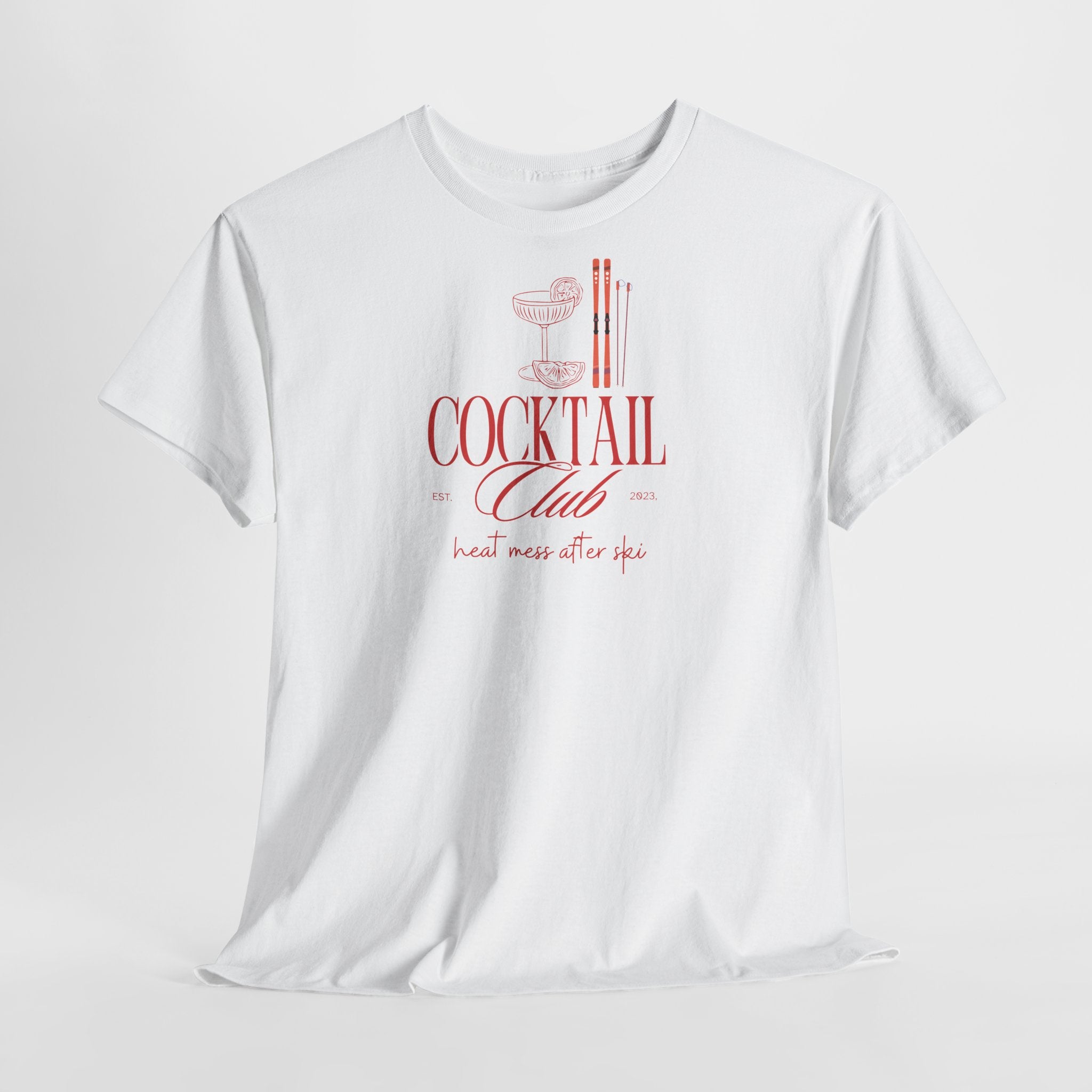 Cocktail Club Ski T-Shirt - Heat Mess