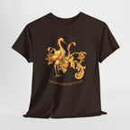 Floral Golden T'Shirt - Heat Mess