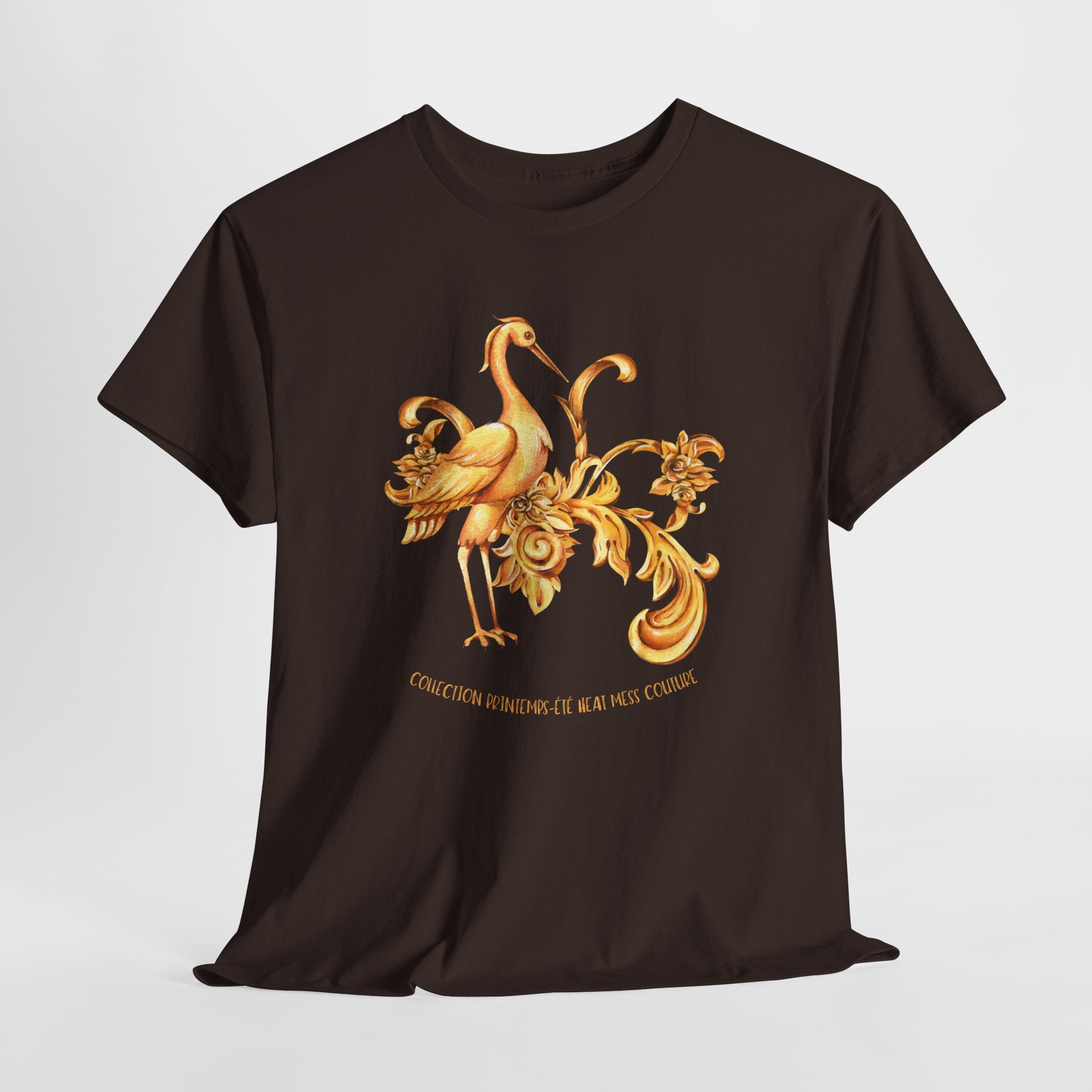 Floral Golden T'Shirt - Heat Mess