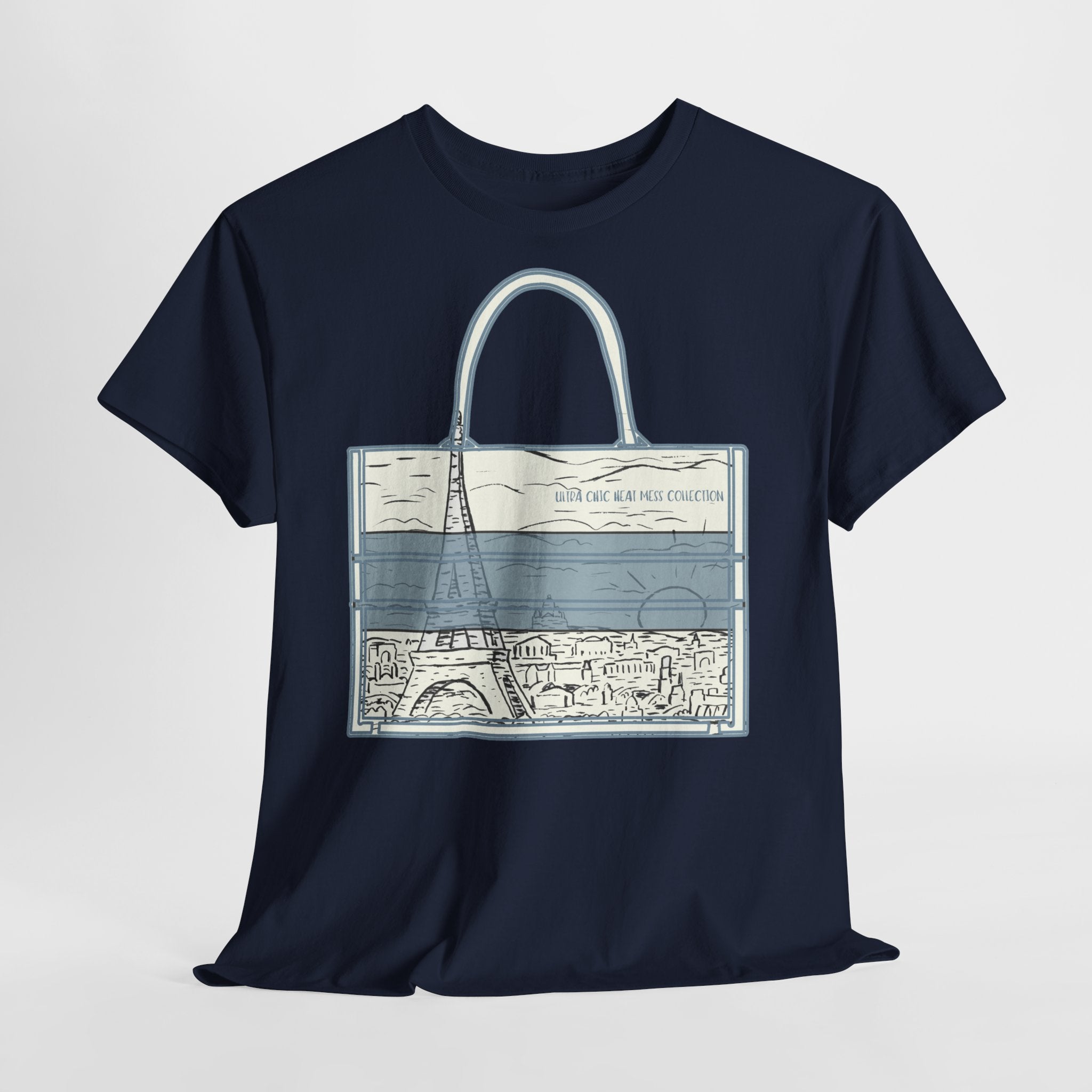 Paris Tote Eiffel Bag T-Shirt - Heat Mess