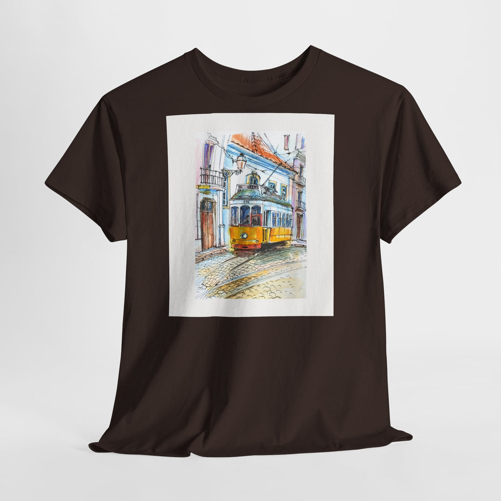 Lisbon Cable Car T-Shirt - Heat Mess