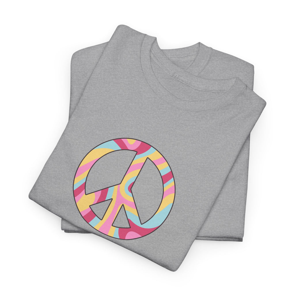 Peace Sign Tie-Dye T-Shirt - Heat Mess