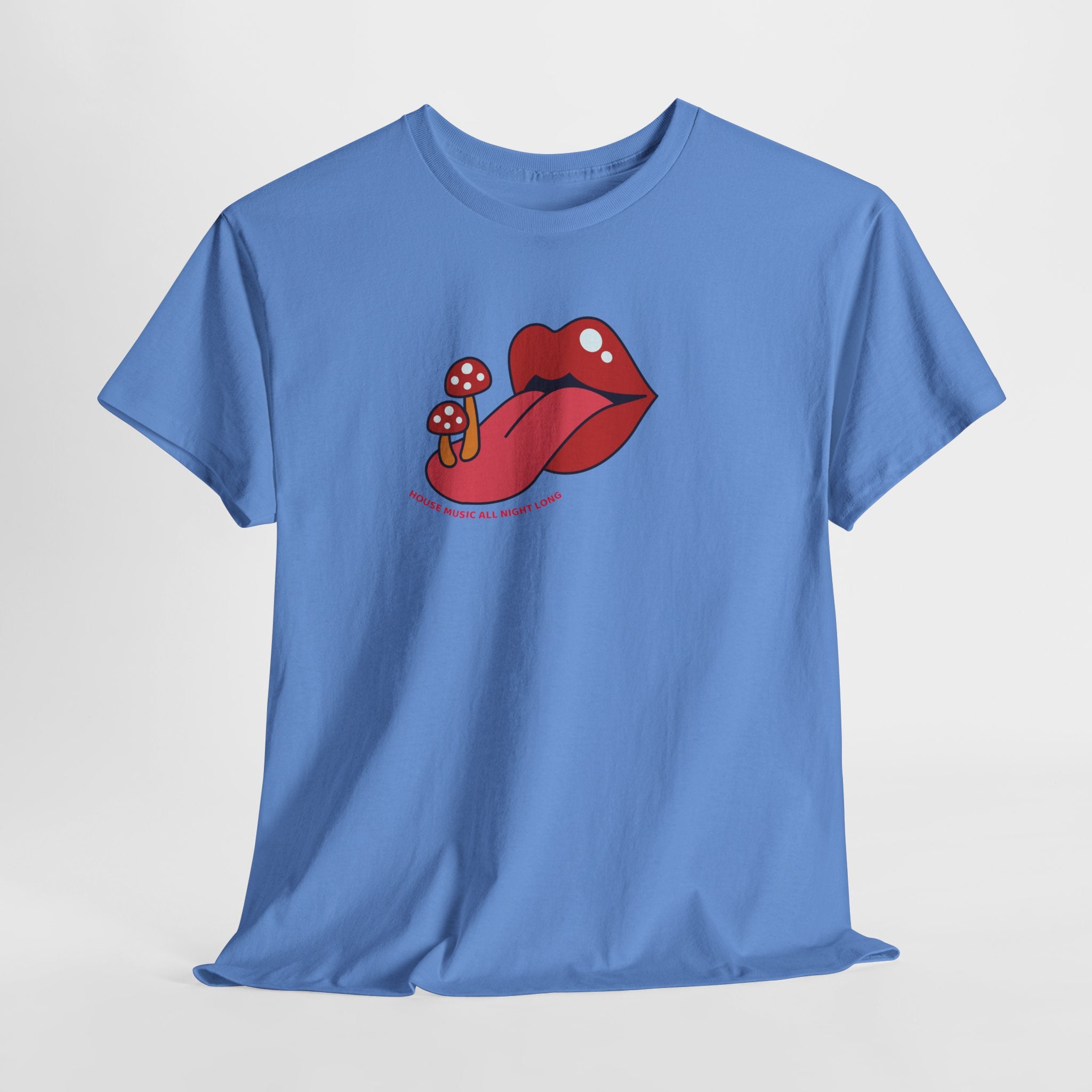Red Lips & Mushroom Tongue T-Shirt