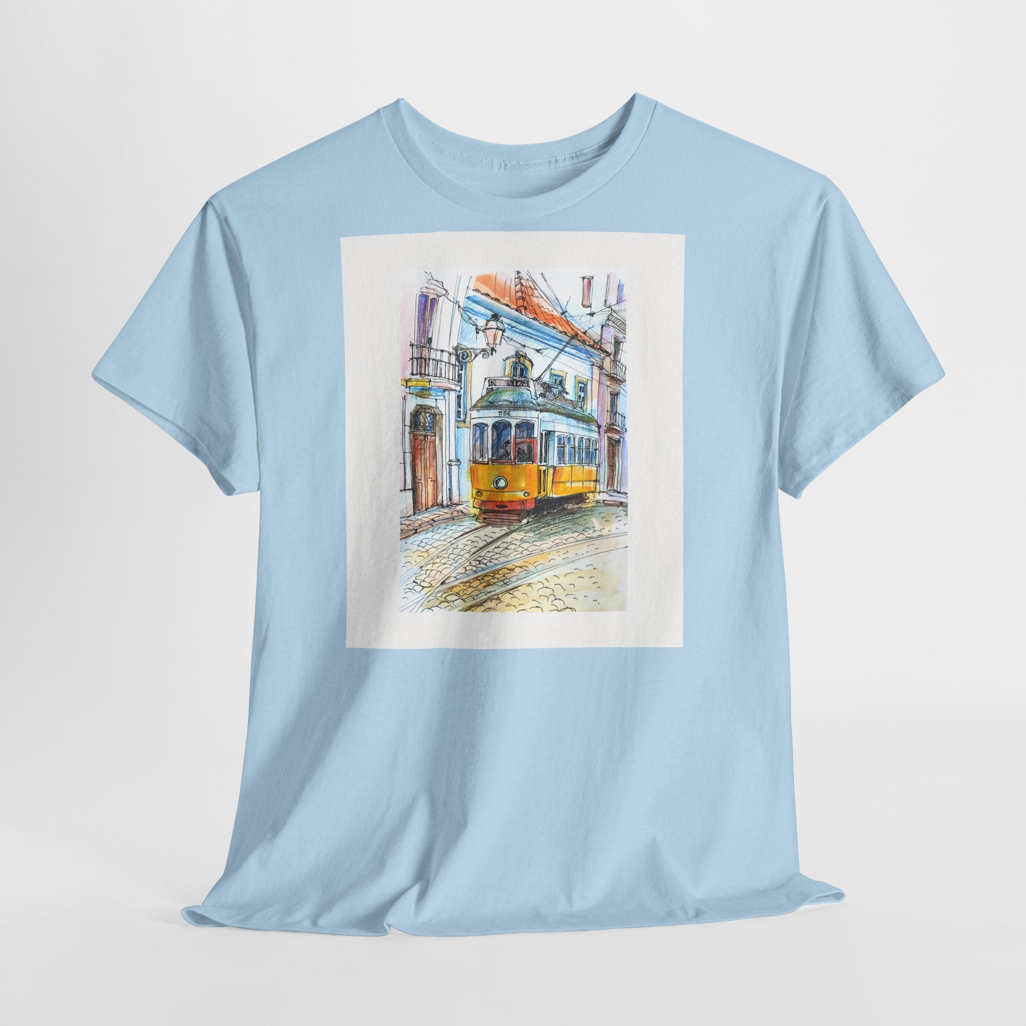 Lisbon Cable Car T-Shirt - Heat Mess