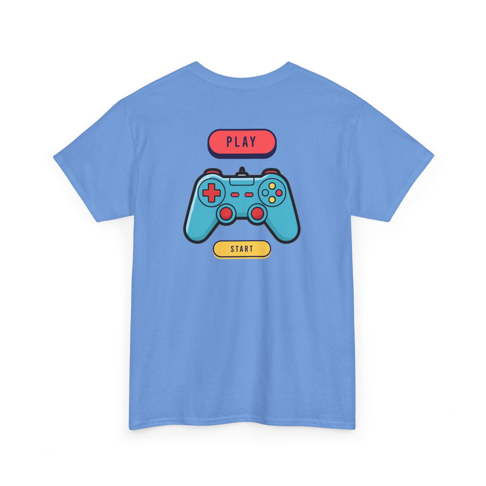 Gamer Controller Tee — Play Start Retro Video Game Graphic T-Shirt - Heat Mess