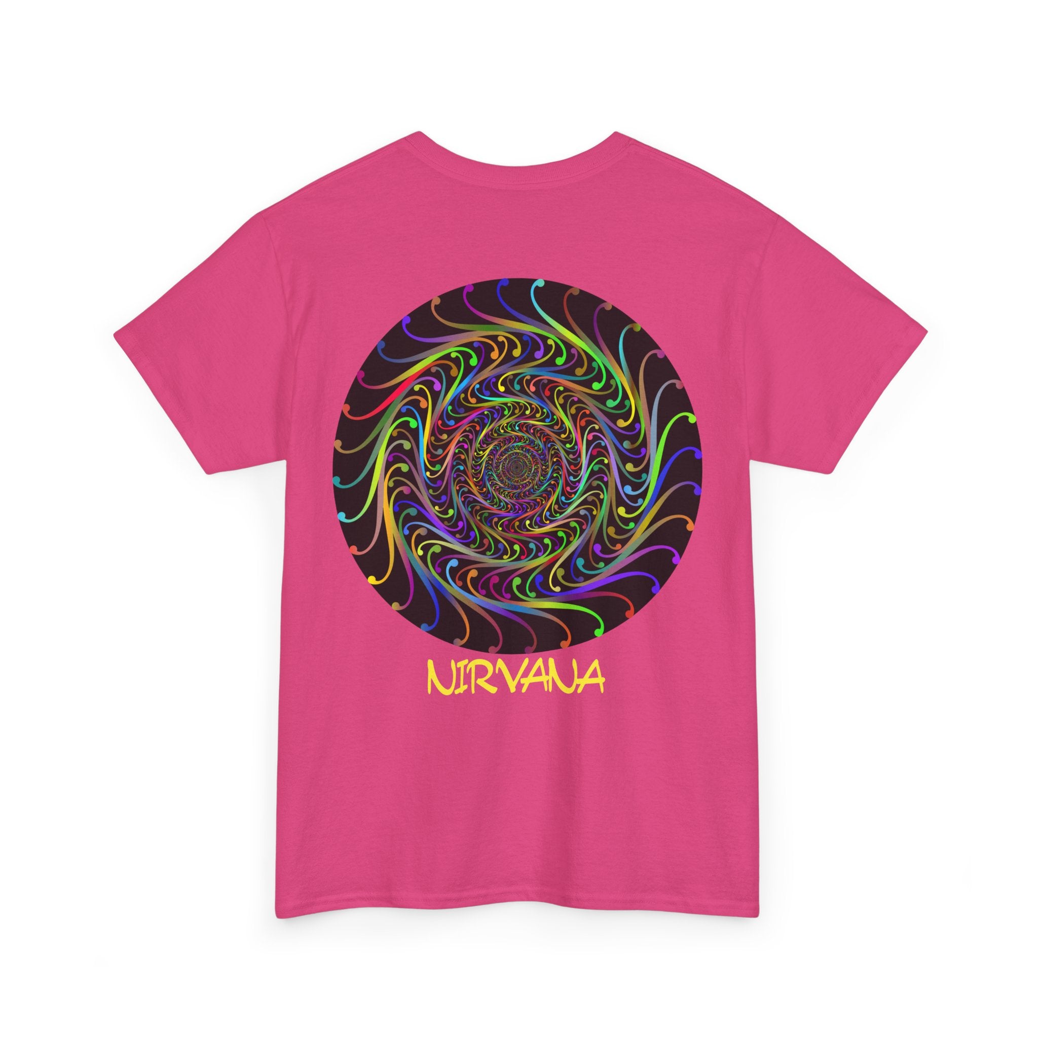 Psychedelic Spiral Back T-Shirt - Heat Mess