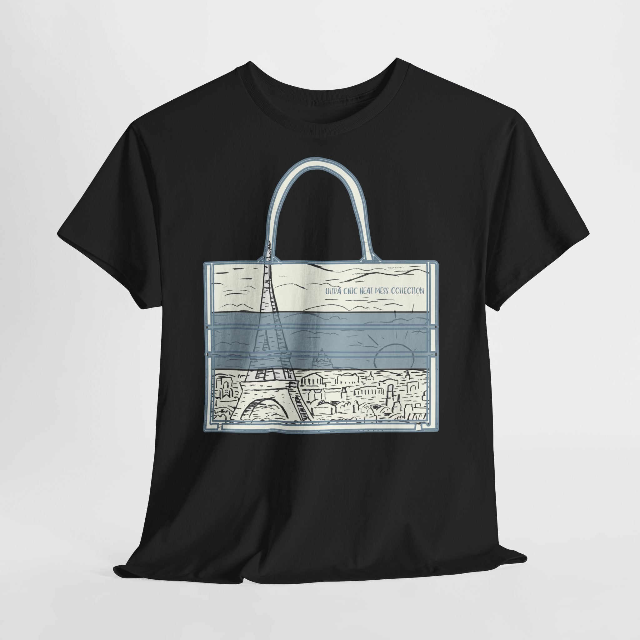 Paris Tote Eiffel Bag T-Shirt - Heat Mess