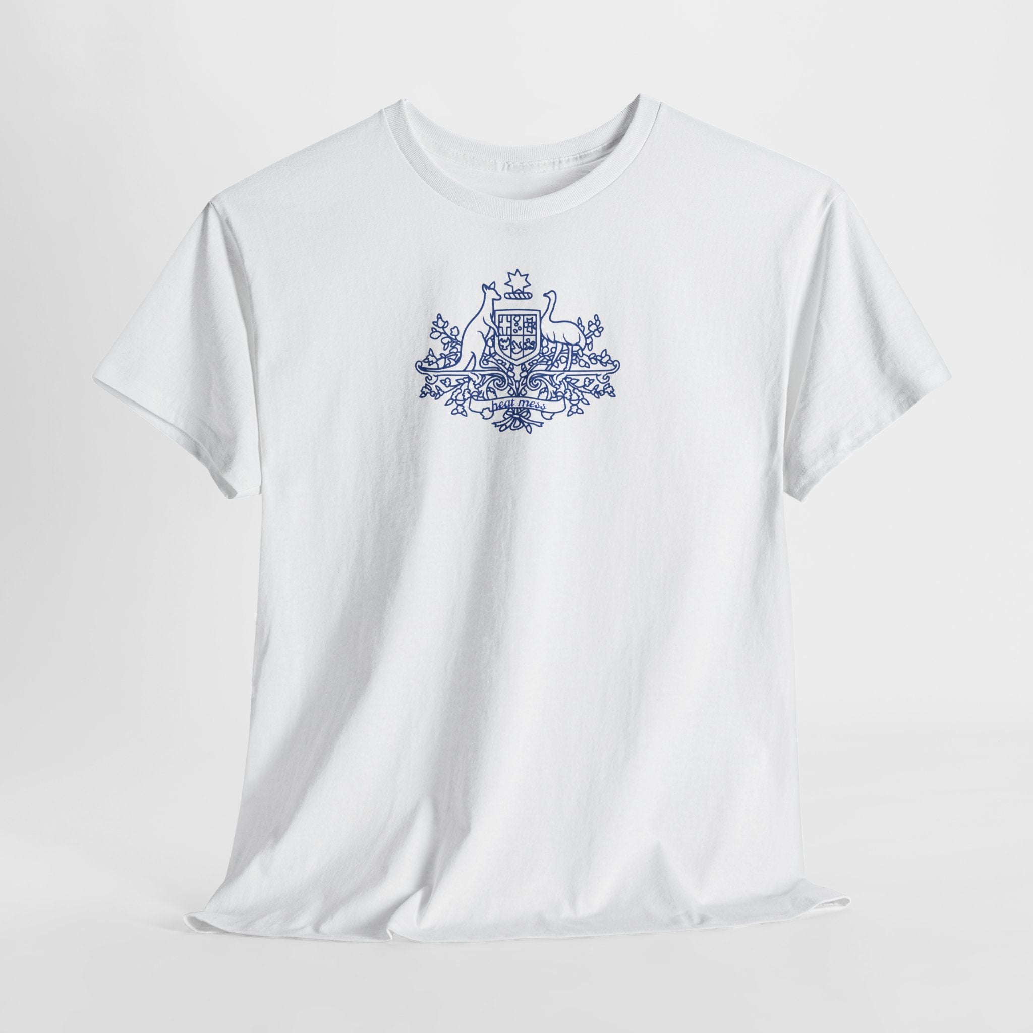 Scenic Cottage Blue Toile T-Shirt - Heat Mess