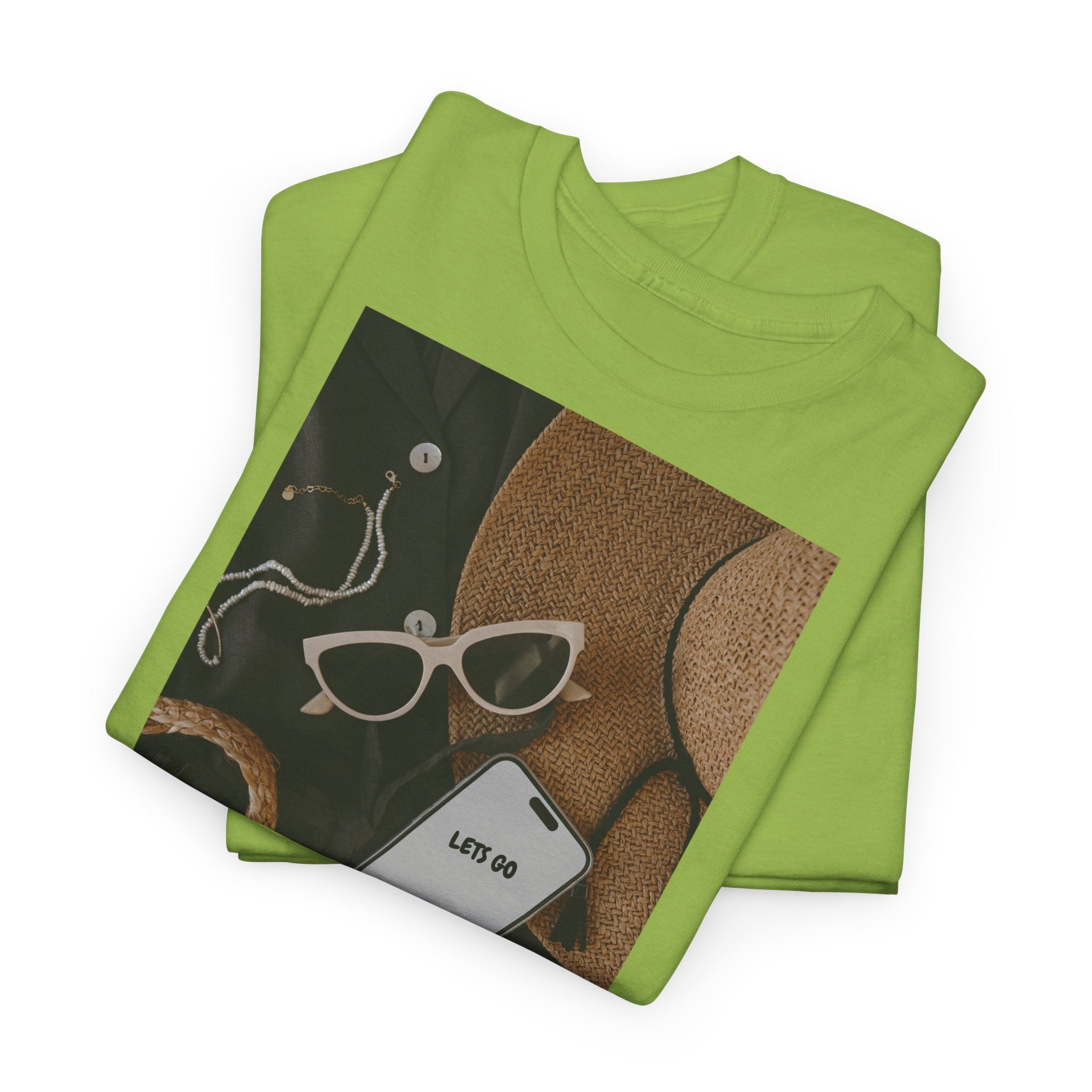 Vacation Essentials T‑Shirt 'Let's Go' - Heat Mess