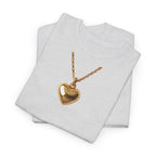 Gold Pendant Necklace T-Shirt - Heat Mess