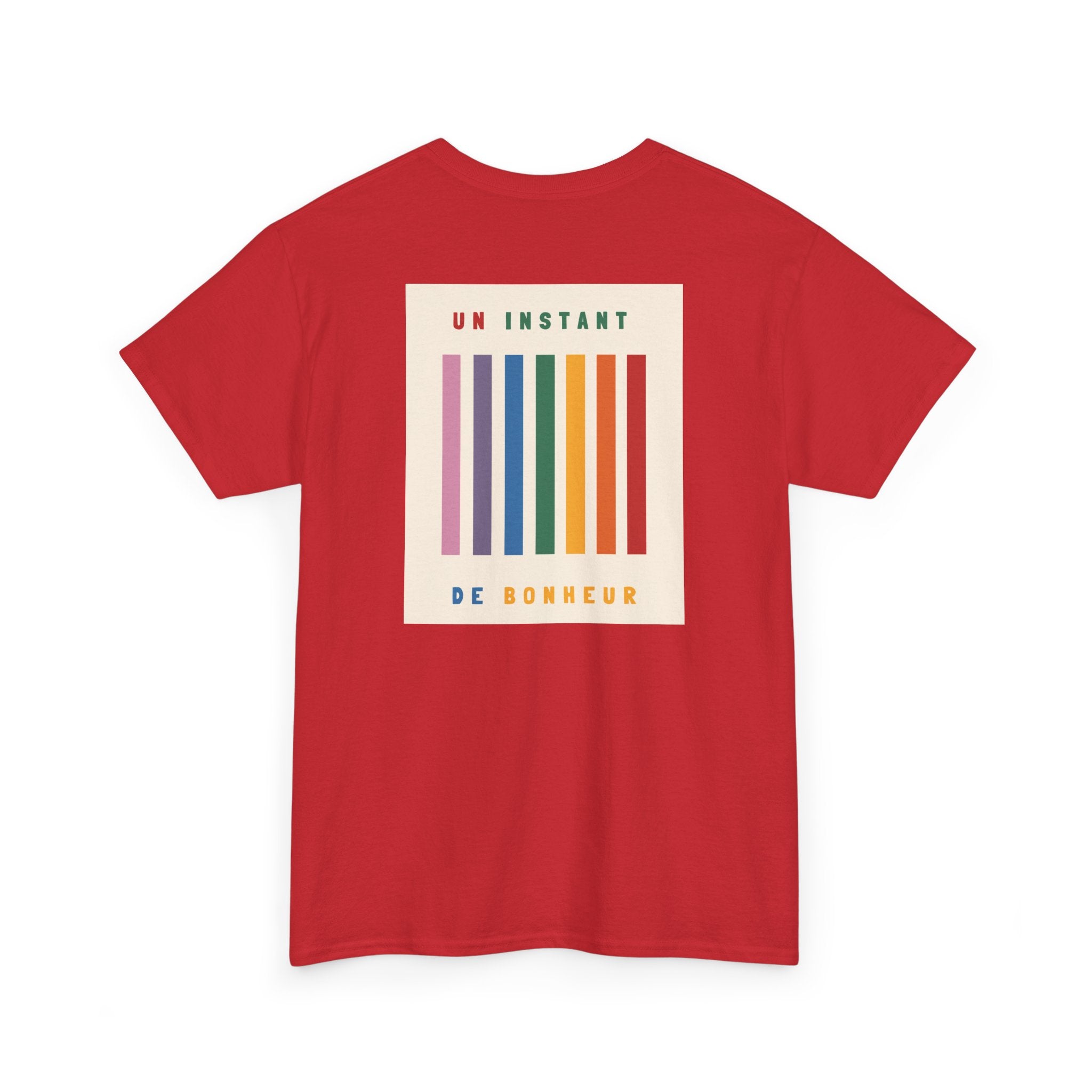 "Un Instant de Bonheur" Back T-Shirt - Heat Mess