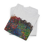Abstract Color Splash T-Shirt - Heat Mess