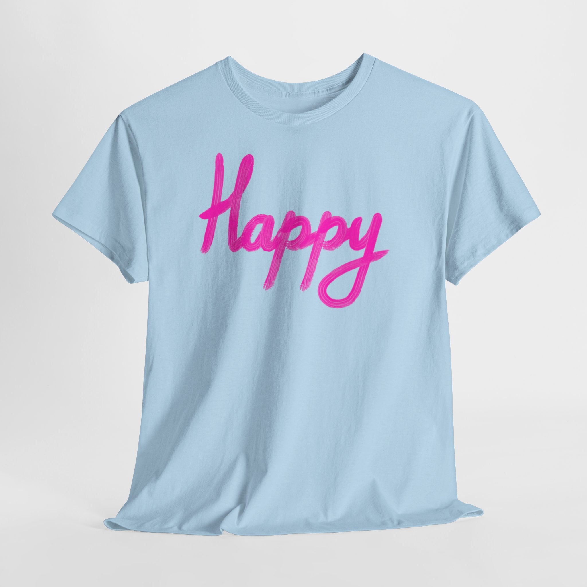 Happy Script T‑Shirt - Heat Mess