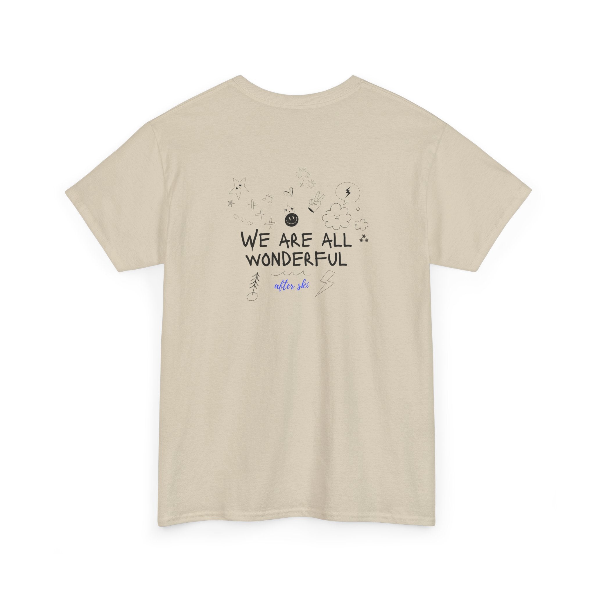 "We Are All Wonderful" Positive Message T-Shirt - Heat Mess