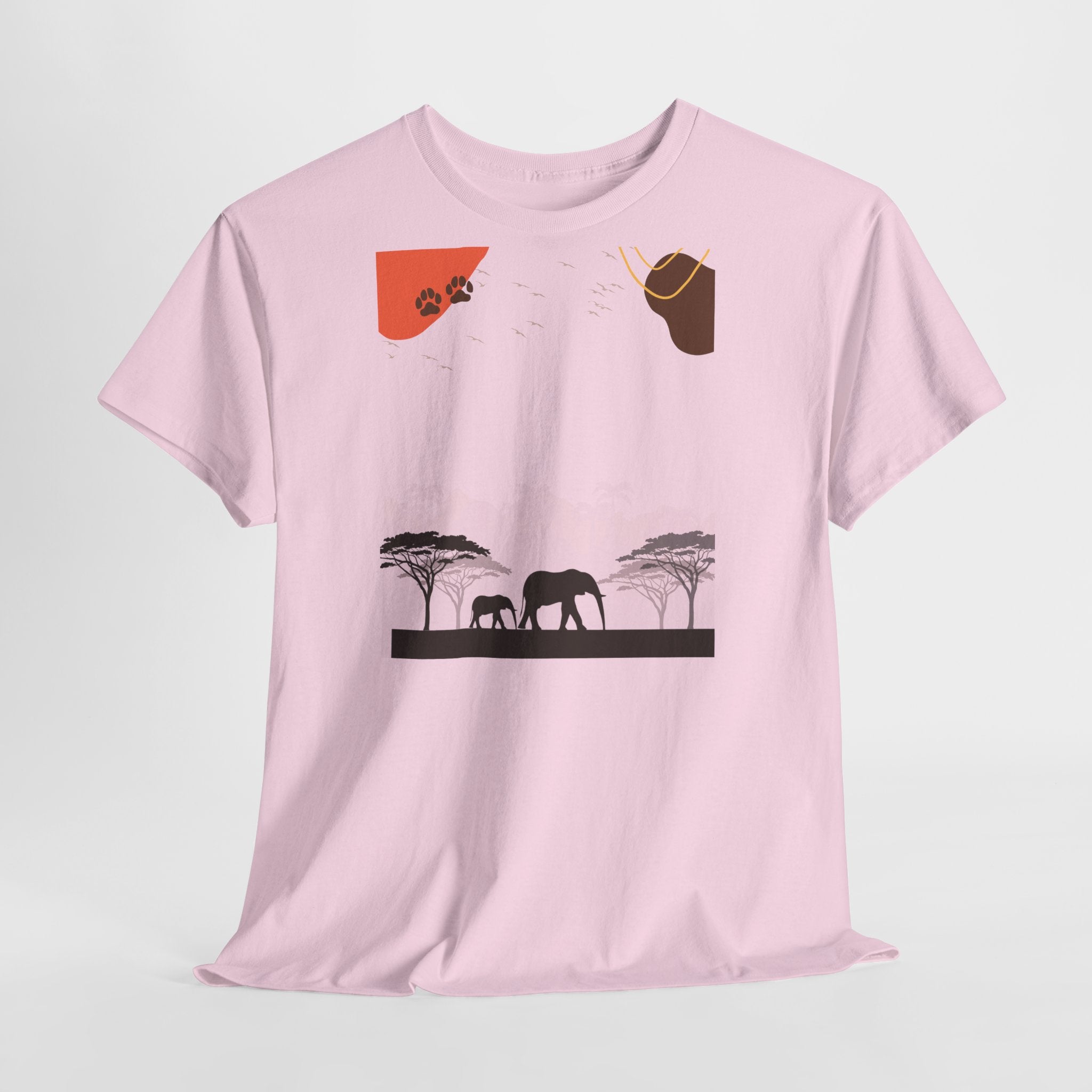 Elephant Safari T‑Shirt - Heat Mess