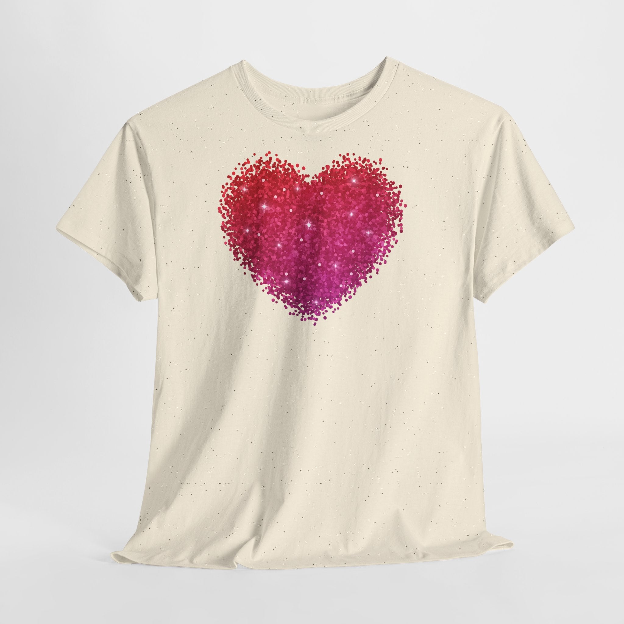 Love Sparkling Heart T‑Shirt - Heat Mess