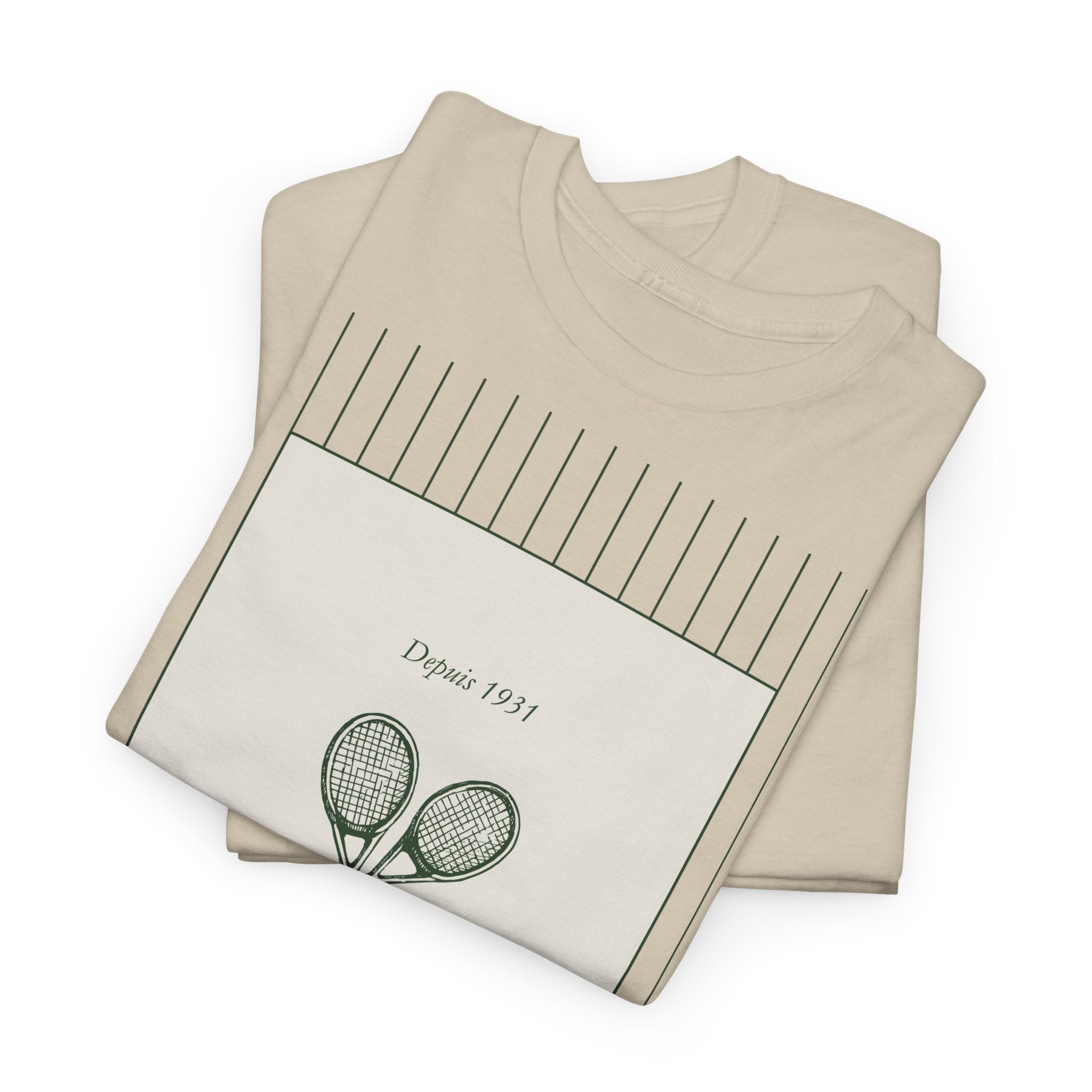 Tennis Club Racket T-Shirt - Heat Mess