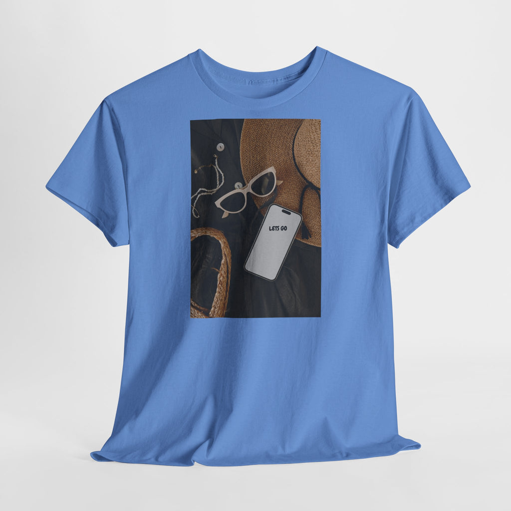 Vacation Essentials T‑Shirt 'Let's Go' - Heat Mess