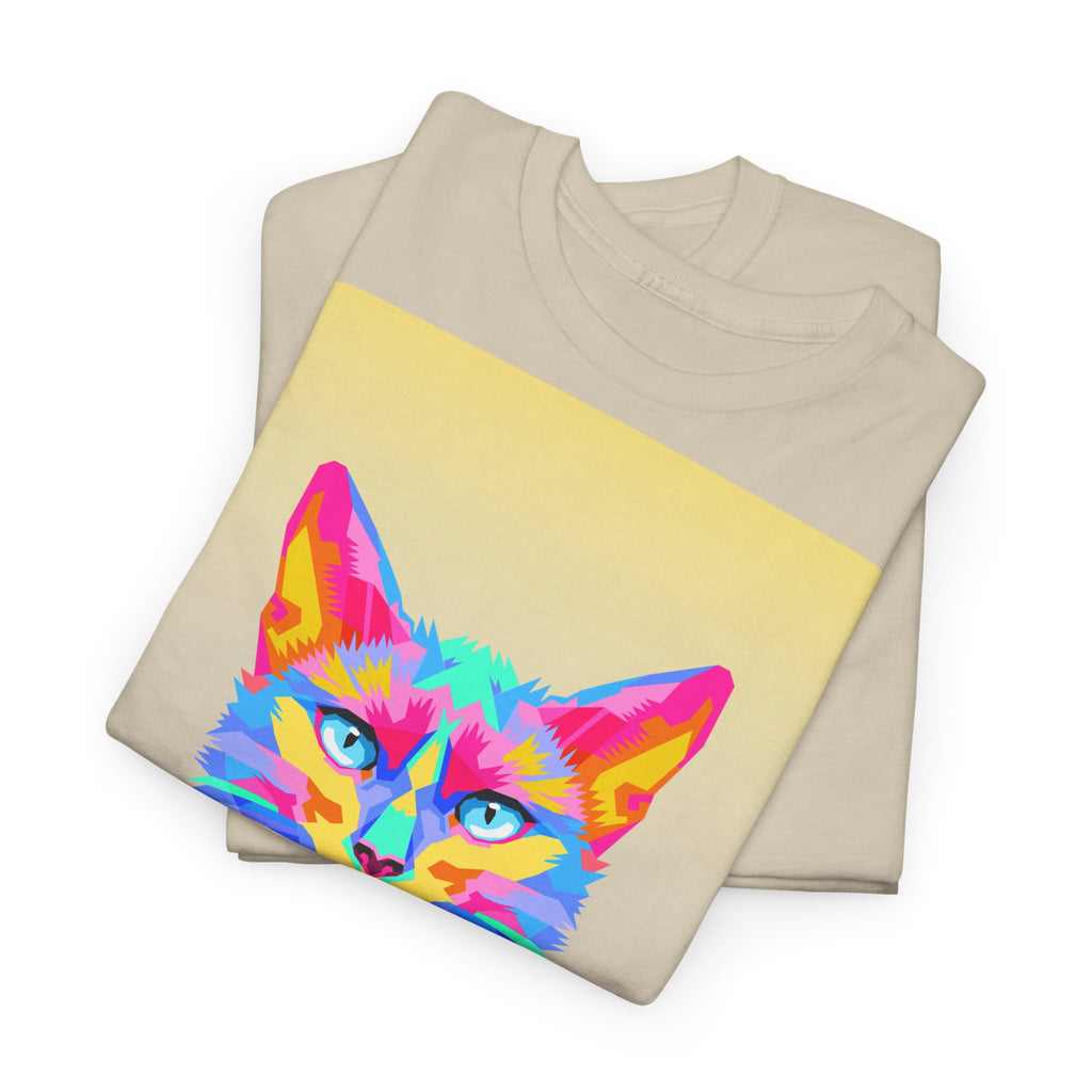 Pop Art Cat T-Shirt - Heat Mess