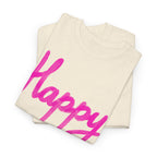 Happy Script T‑Shirt - Heat Mess
