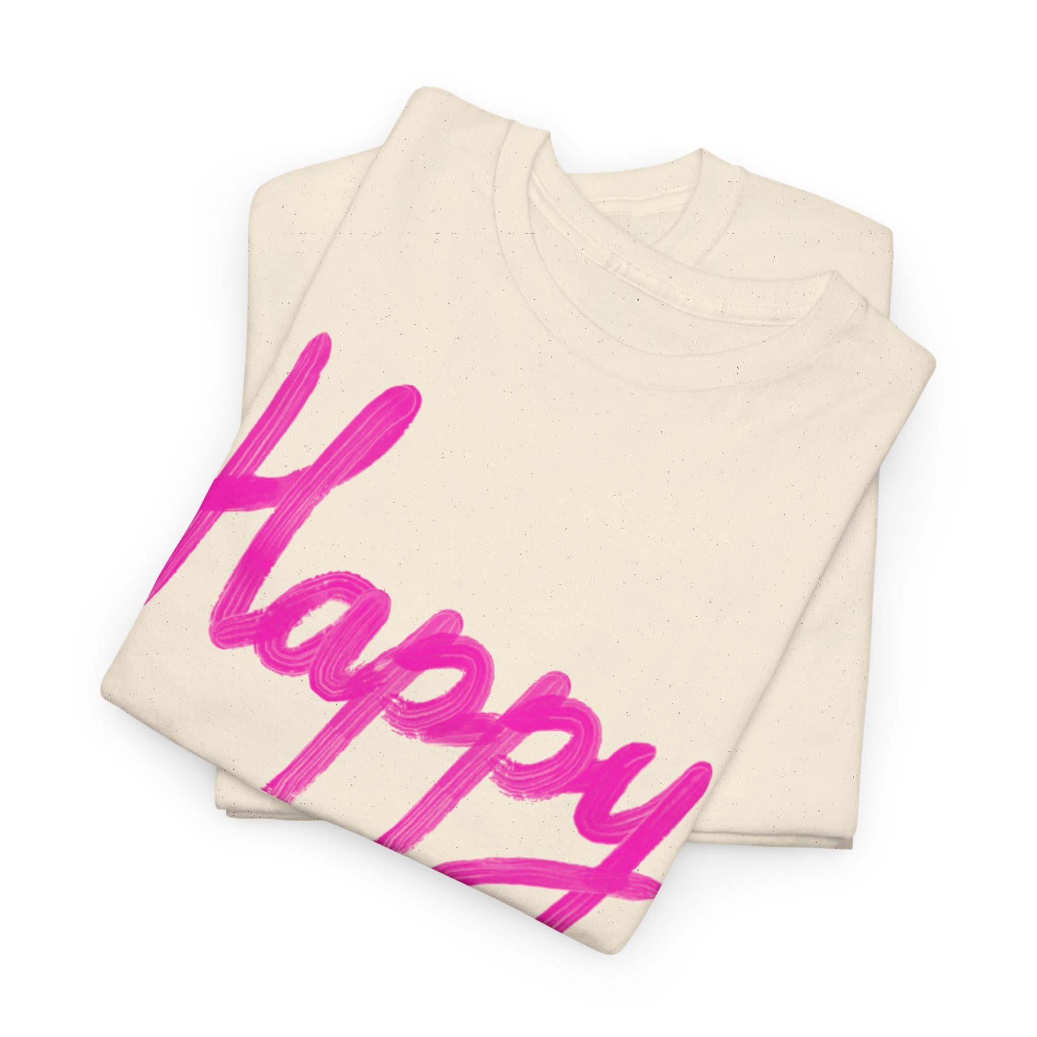 Happy Script T‑Shirt - Heat Mess