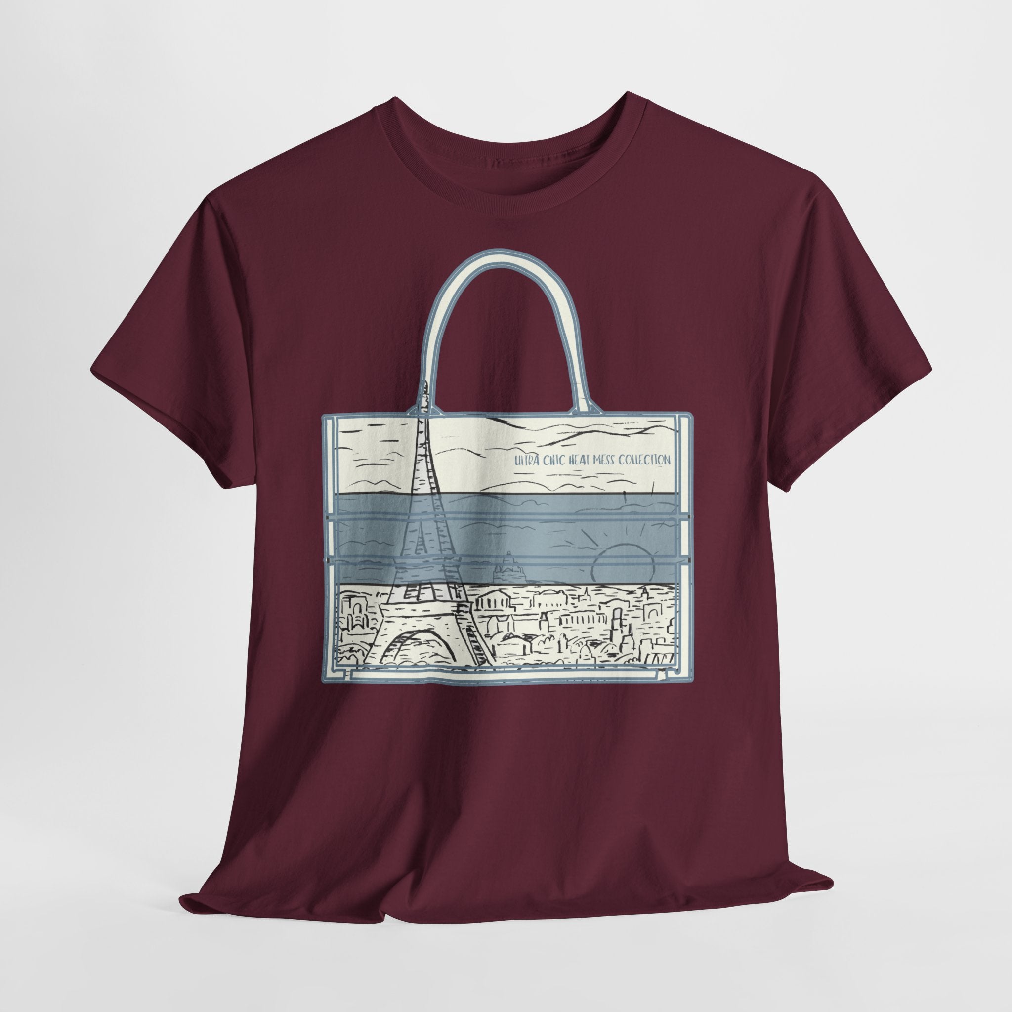 Paris Tote Eiffel Bag T-Shirt - Heat Mess