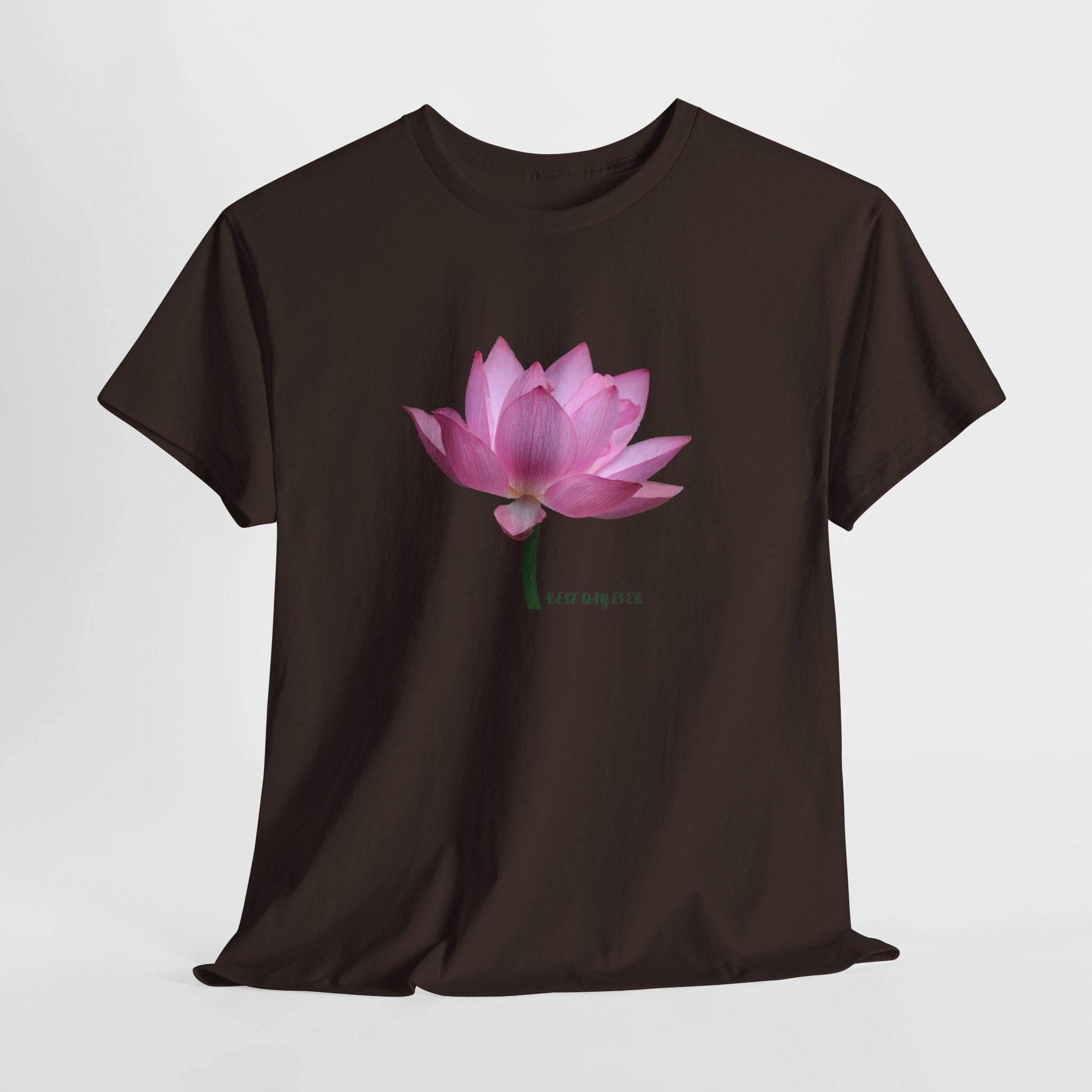 Pink Lotus Floral T-Shirt - Heat Mess
