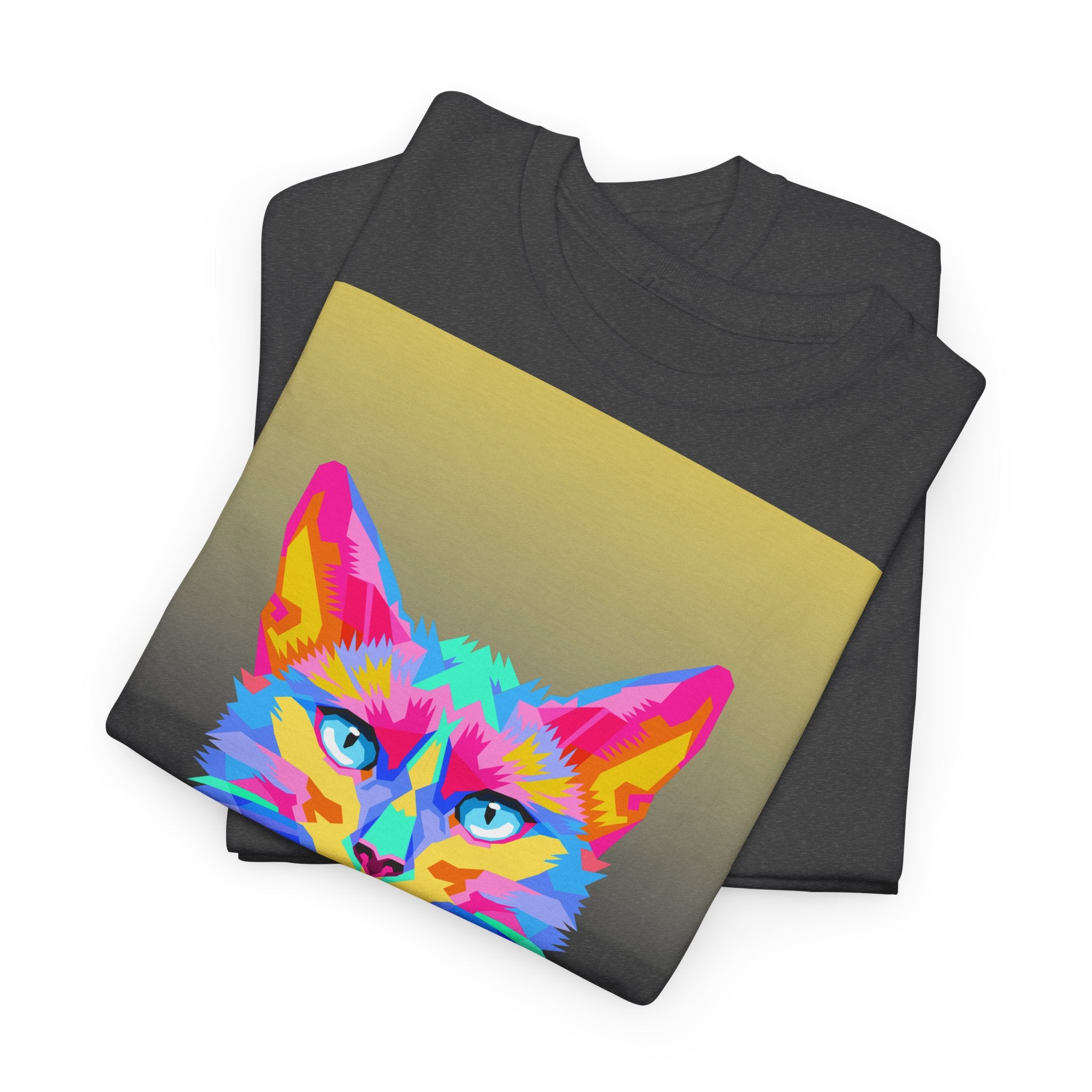 Pop Art Cat T-Shirt - Heat Mess