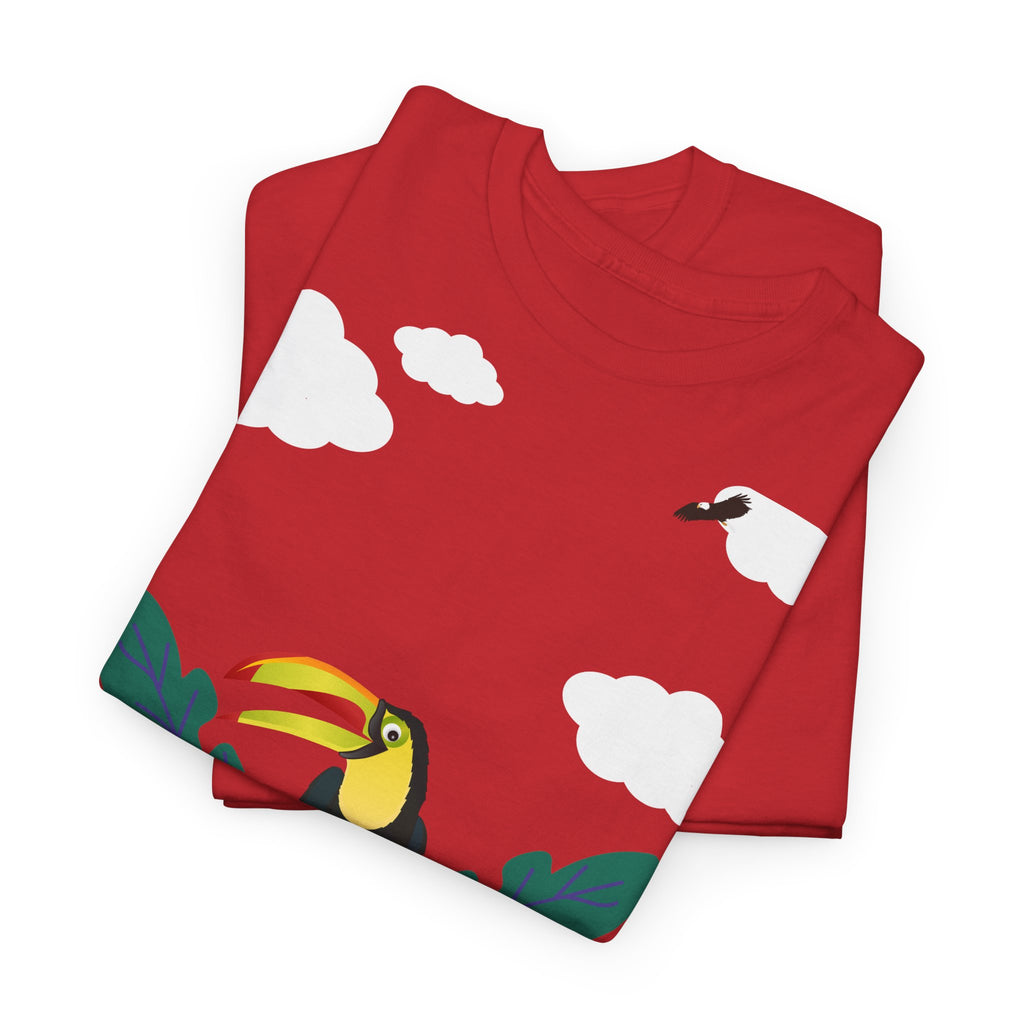 Toucan Tropical Jungle T-Shirt - Heat Mess