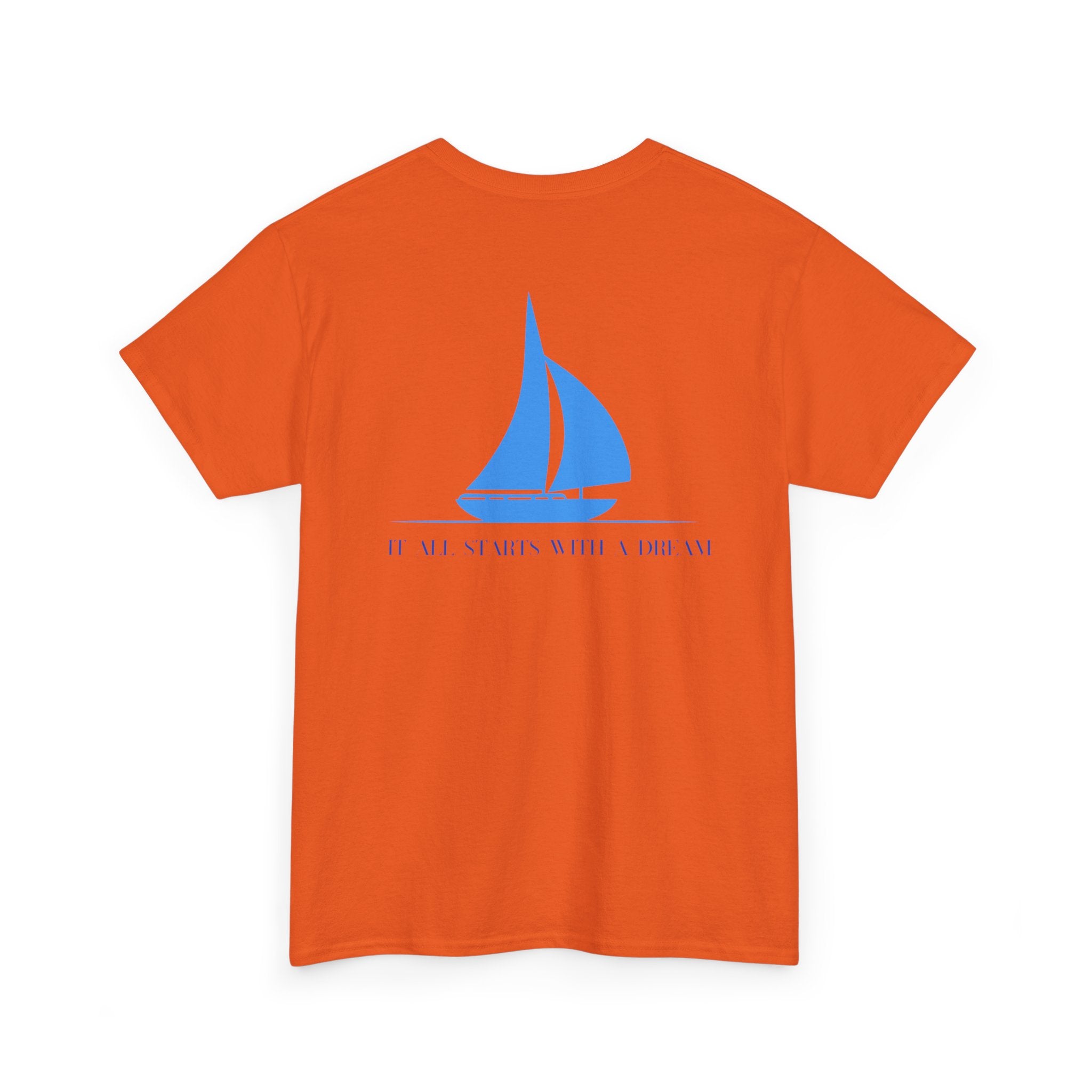 Sailboat 'It Was Always Quieter Out Here' T-Shirt - Heat Mess