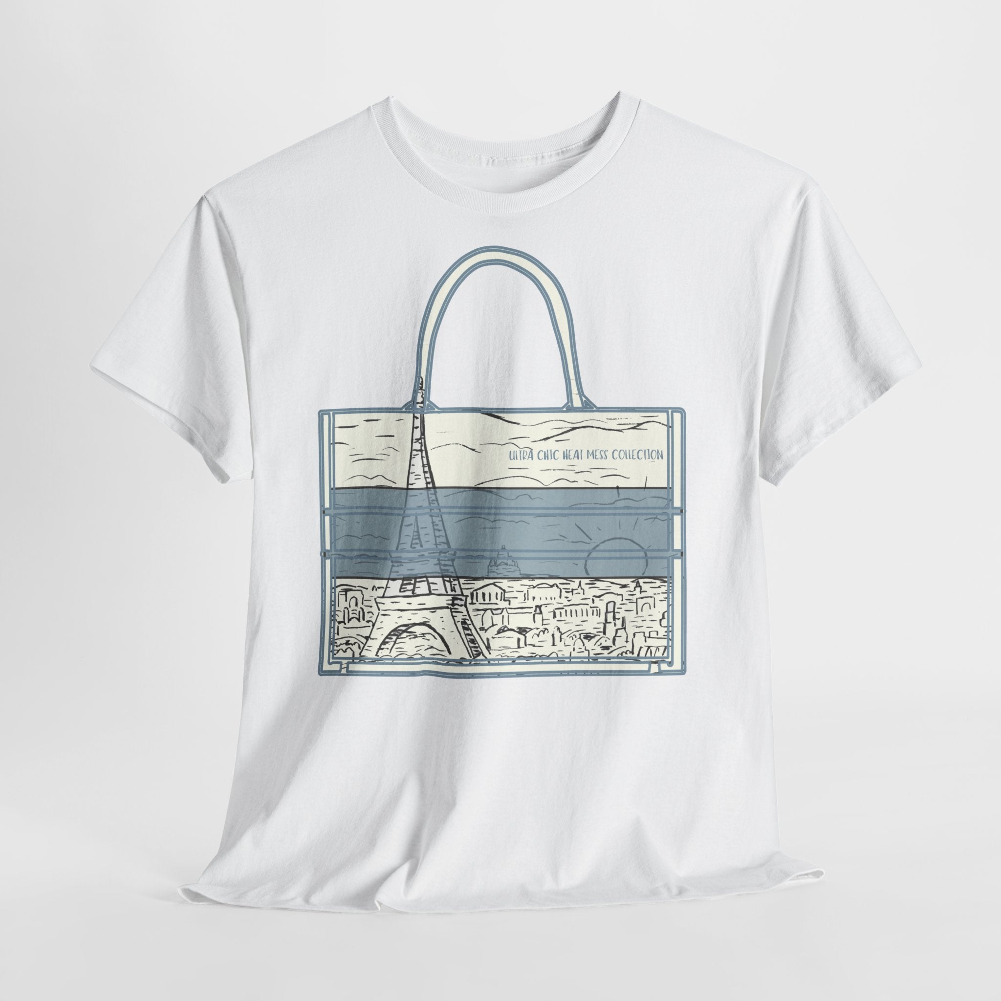 Paris Tote Eiffel Bag T-Shirt - Heat Mess