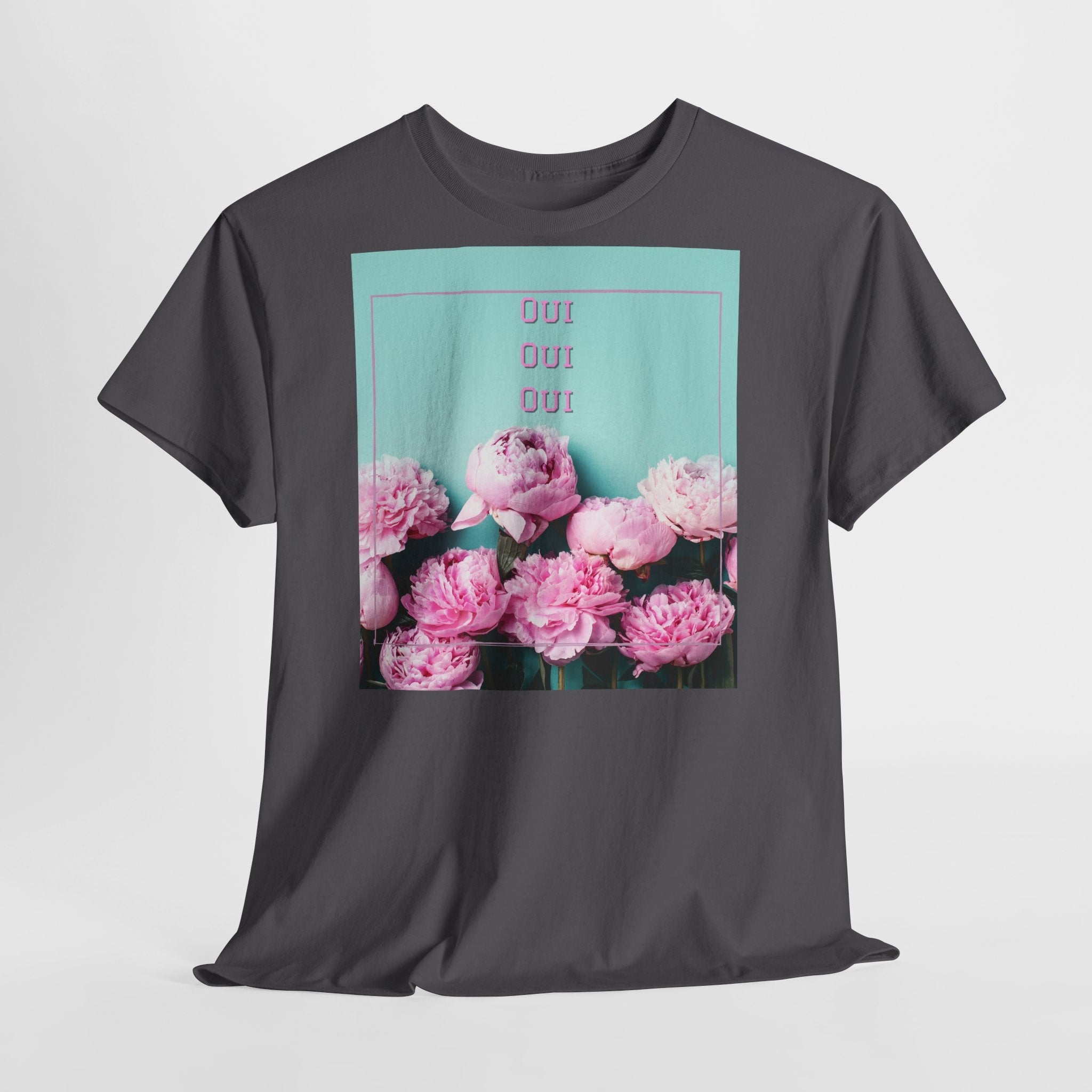 Floral 'Oui Oui' T-Shirt