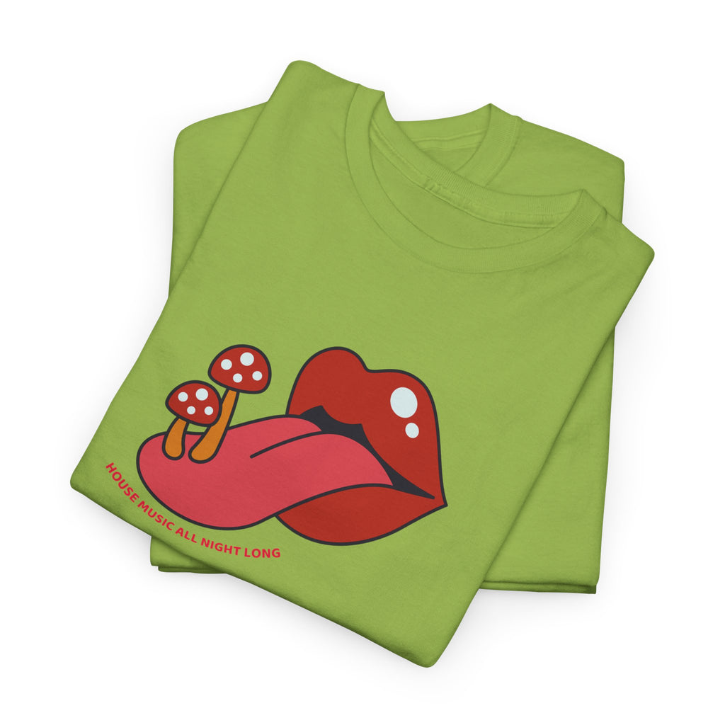 Red Lips & Mushroom Tongue T-Shirt