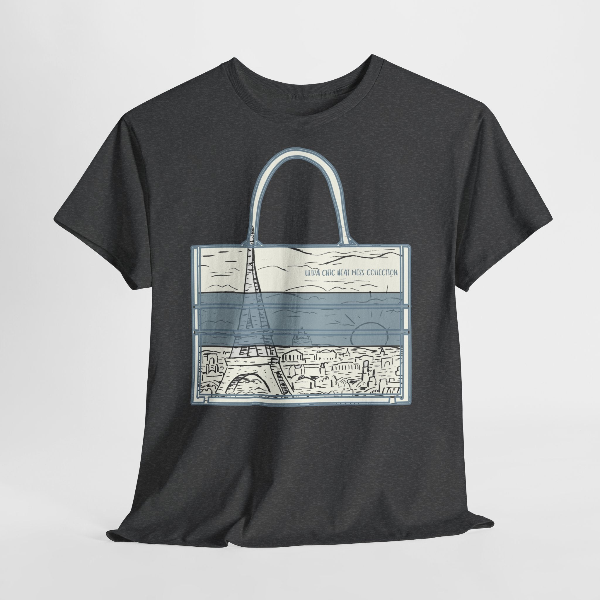 Paris Tote Eiffel Bag T-Shirt - Heat Mess