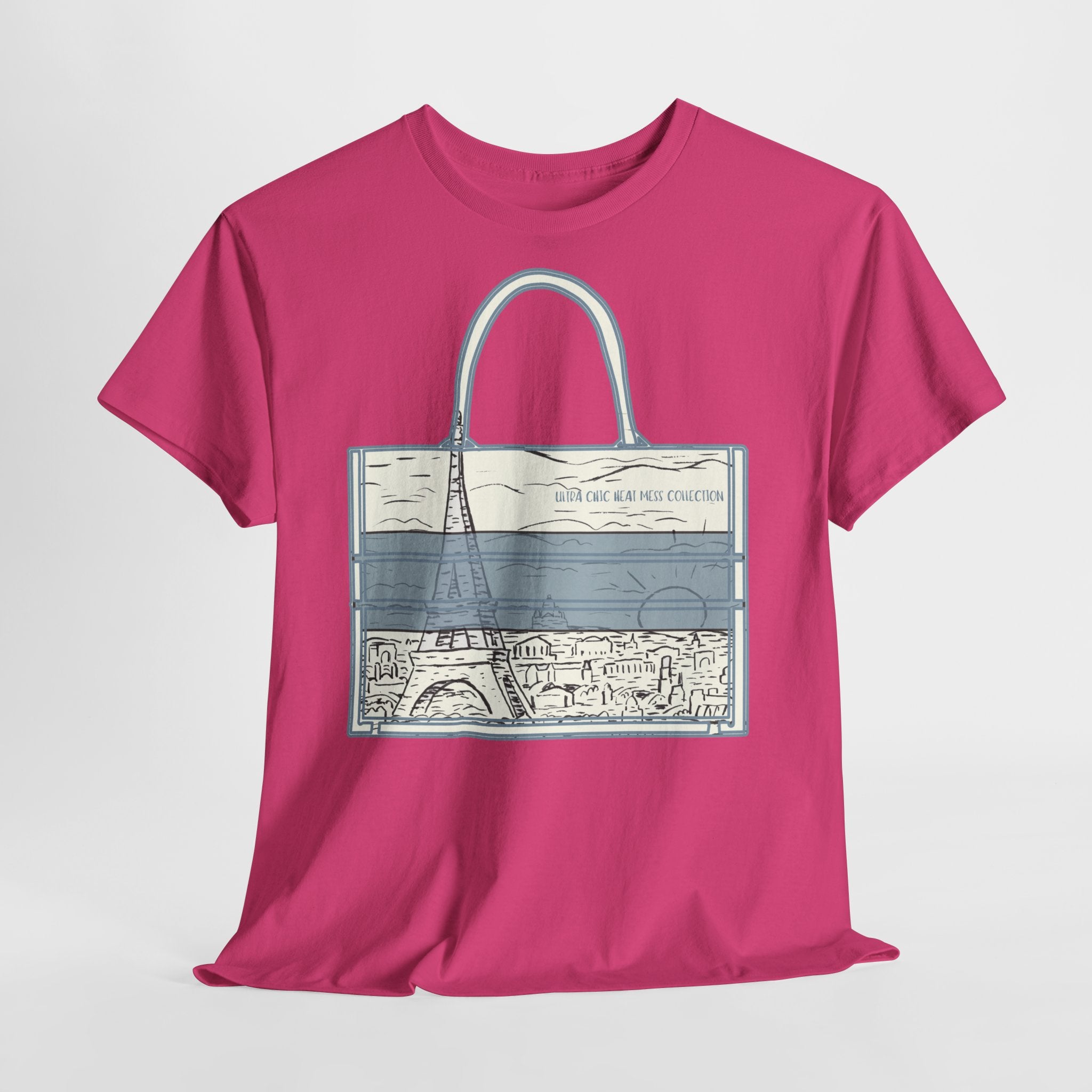 Paris Tote Eiffel Bag T-Shirt - Heat Mess