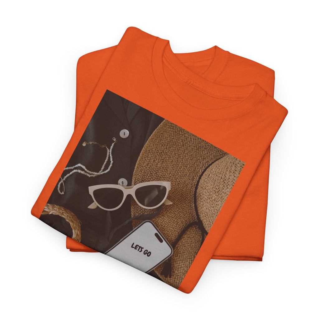 Vacation Essentials T‑Shirt 'Let's Go' - Heat Mess