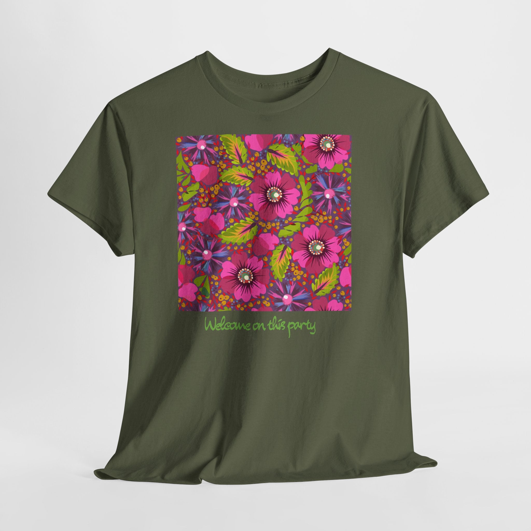 Floral Burst Tee Wildflowers T-Shirt - Heat Mess